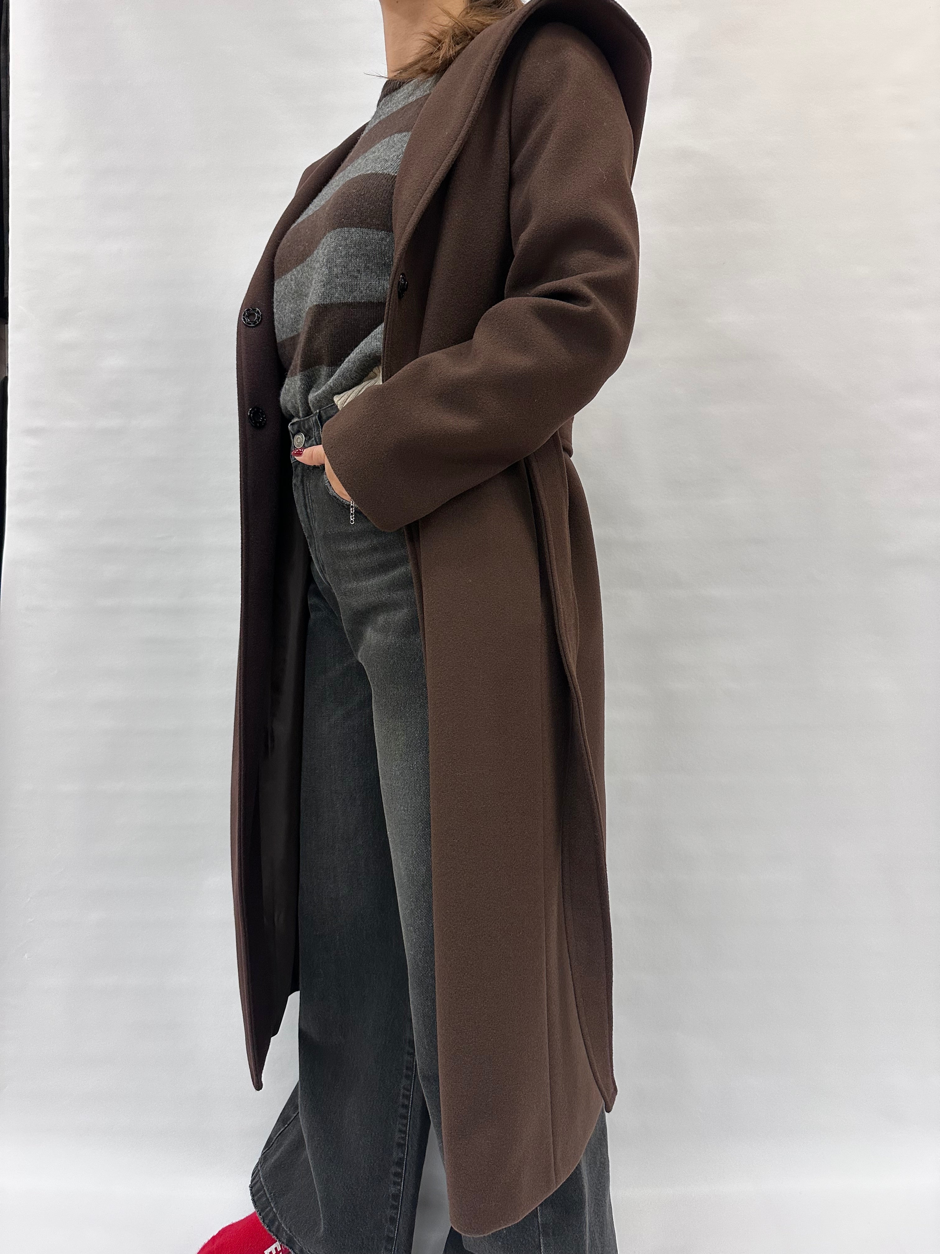 Cappotto LADY&LADY lungo con cintura in dotazione - COD: CT25196