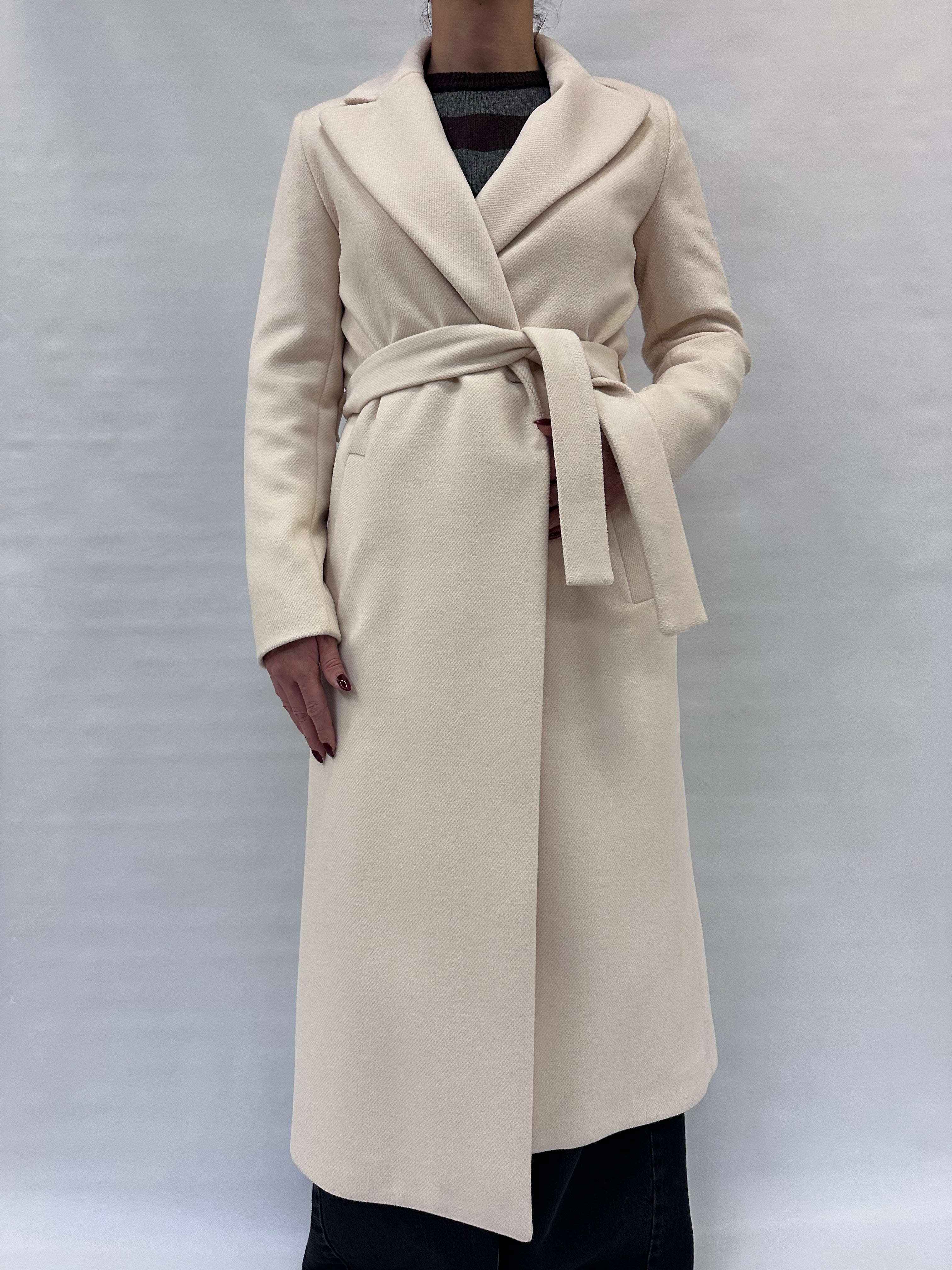 Cappotto RINASCIMENTO lungo con cintura in dotazione - COD: CFC0125812003