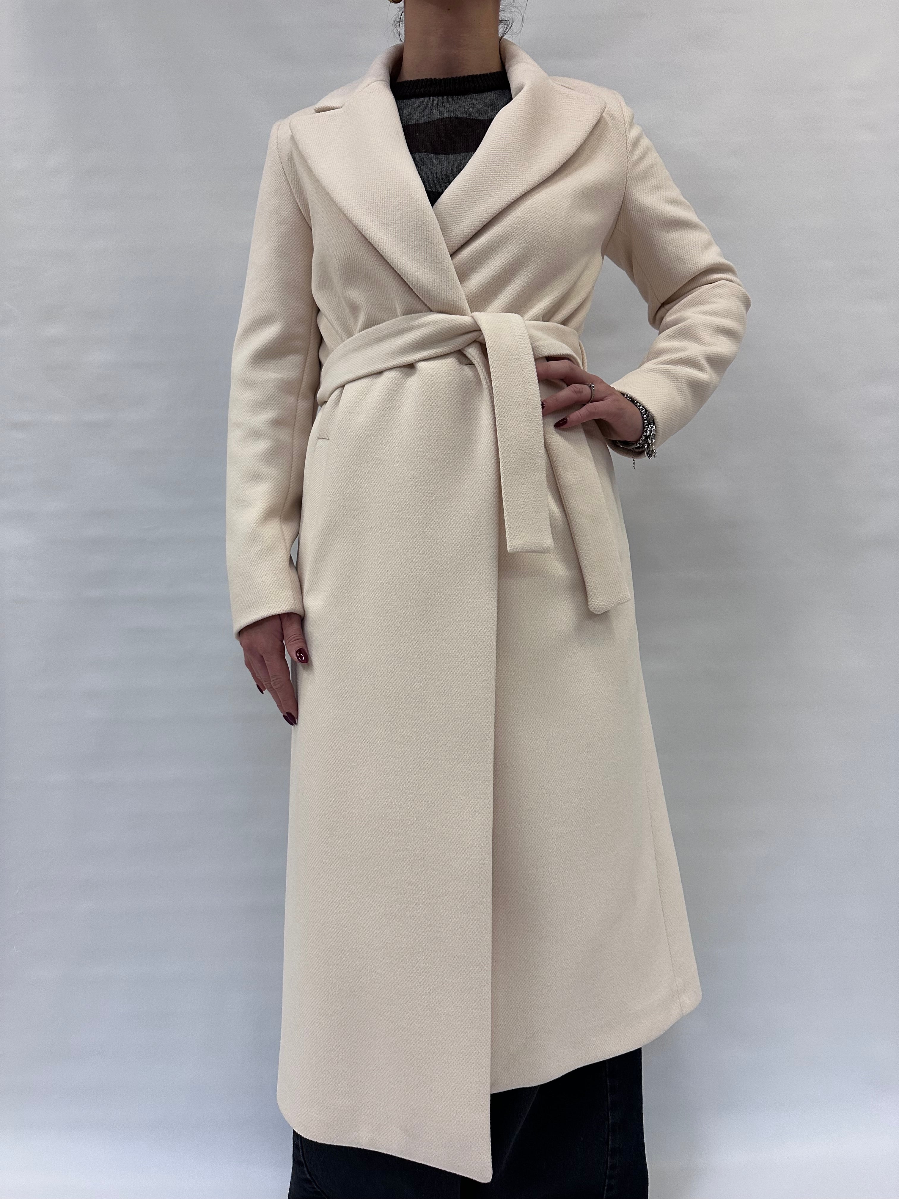 Cappotto RINASCIMENTO lungo con cintura in dotazione - COD: CFC0125812003