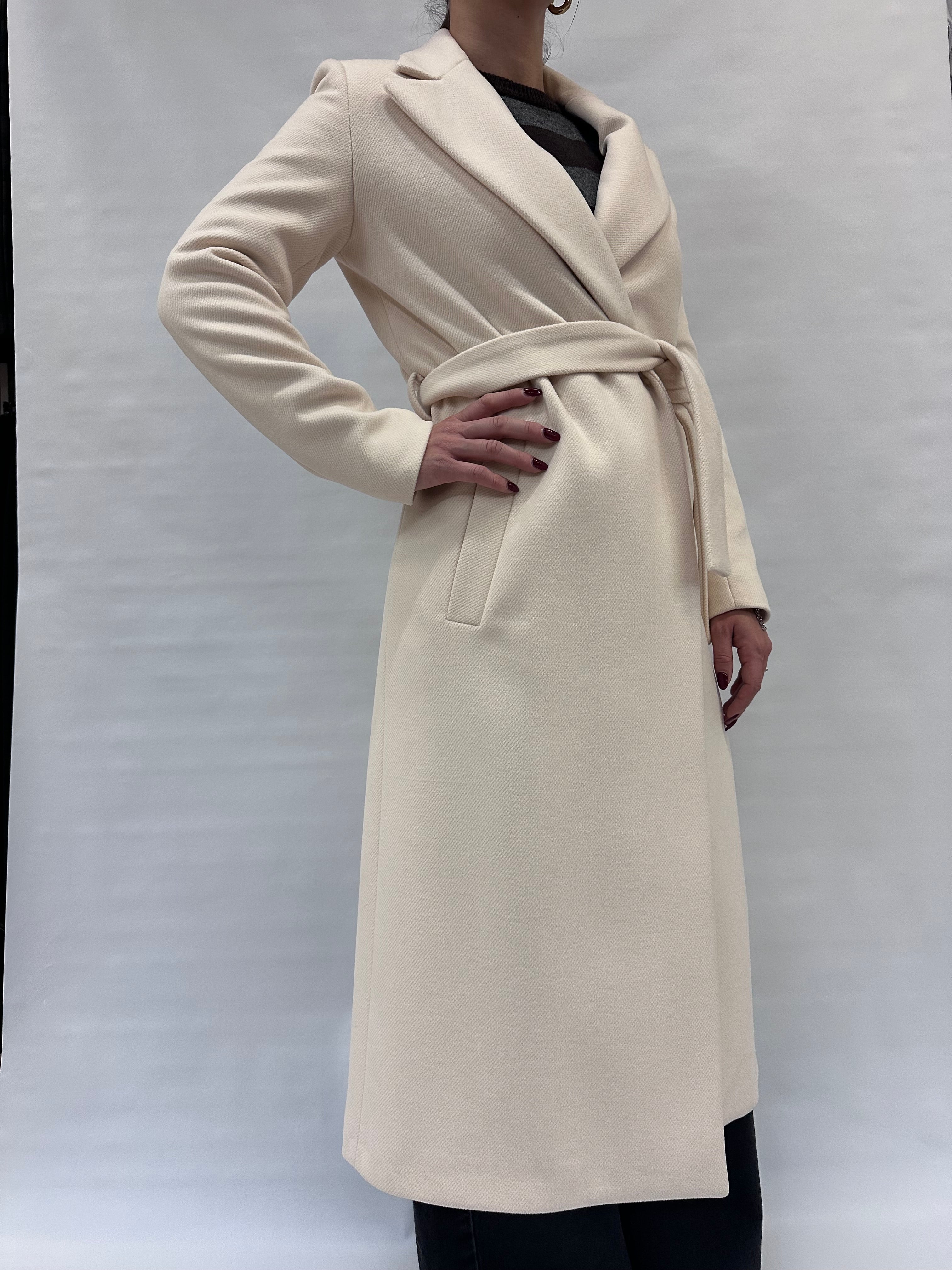 Cappotto RINASCIMENTO lungo con cintura in dotazione - COD: CFC0125812003