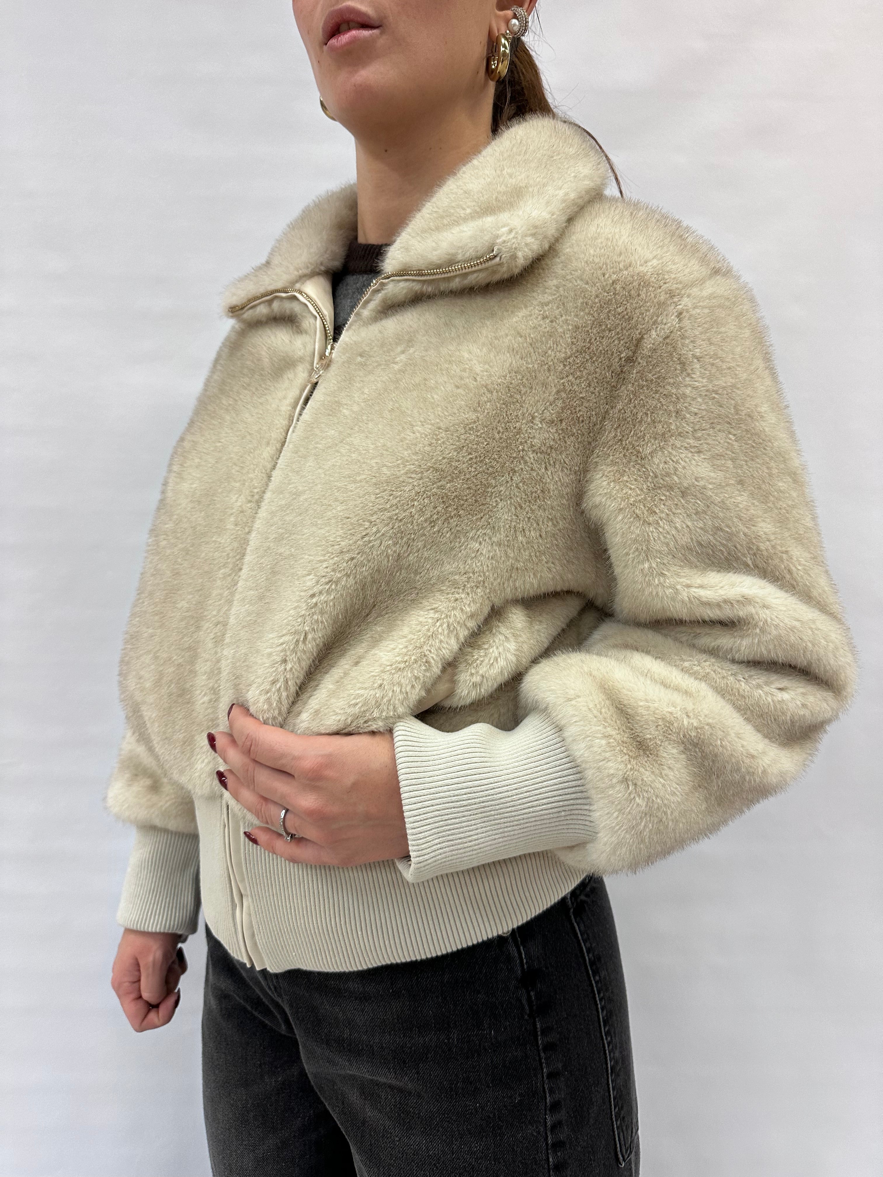 Bomber ONE in Pelliccia ecologica - COD: Hokoka