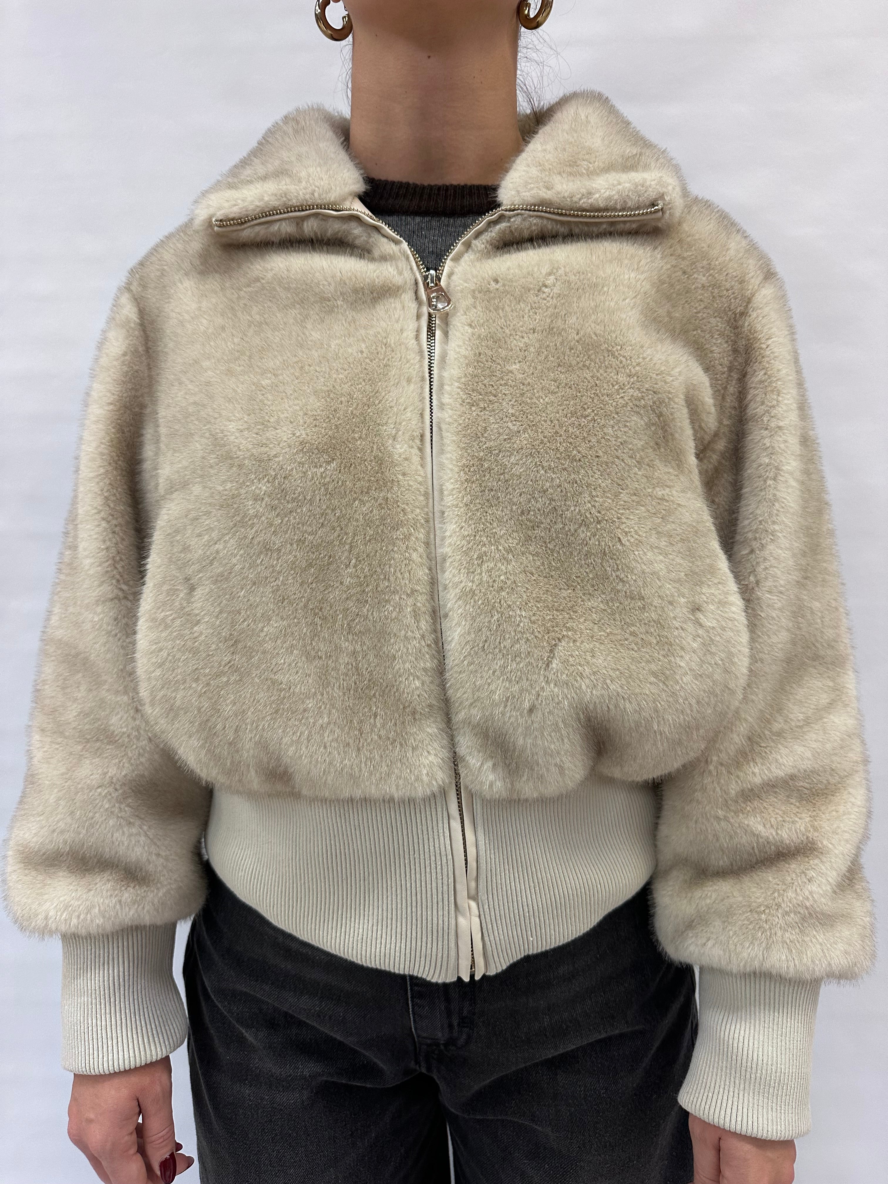 Bomber ONE in Pelliccia ecologica - COD: Hokoka