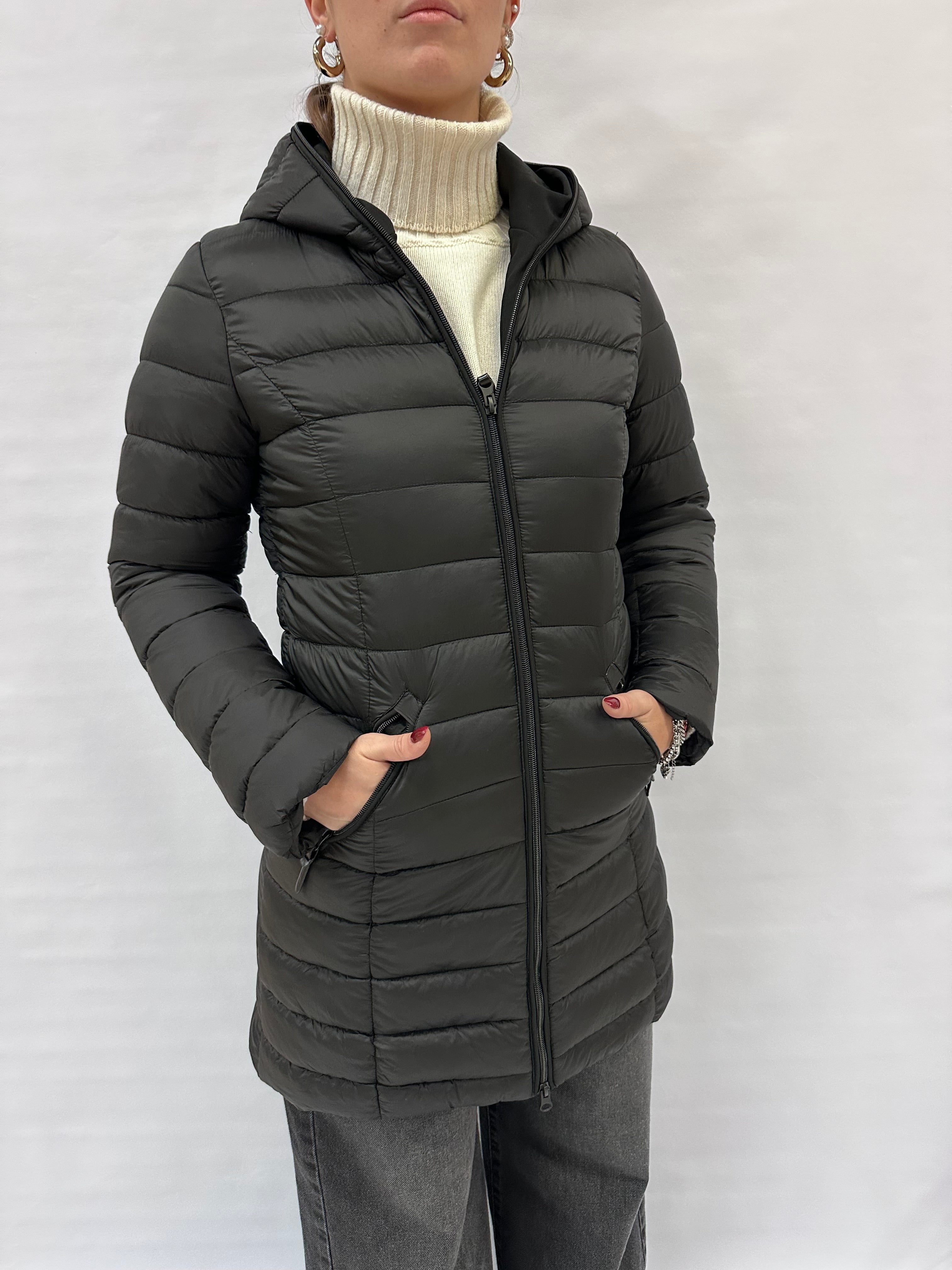 Piumino COXI MODA lungo imbottitura in ovatta - COD: G6804