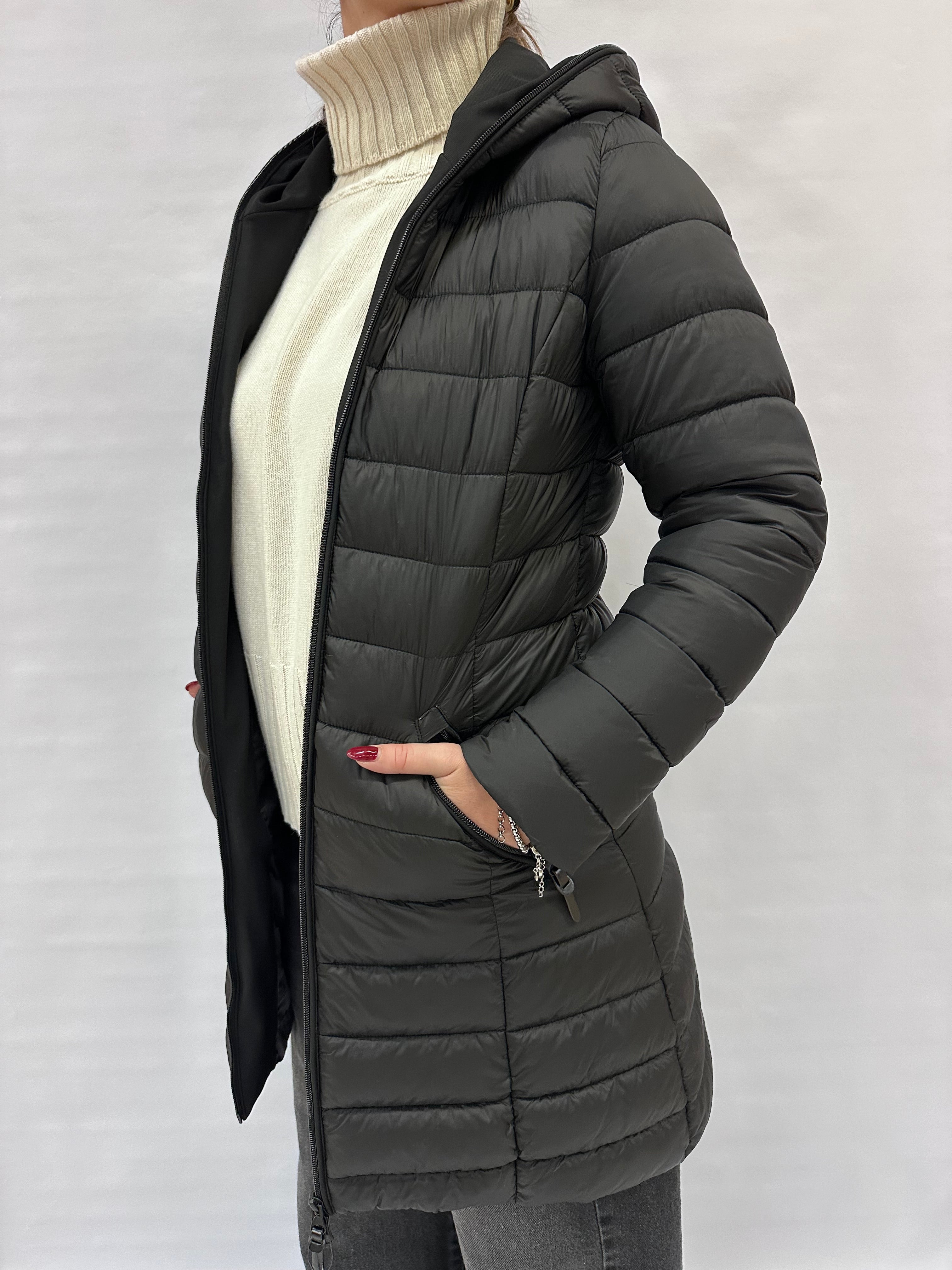 Piumino COXI MODA lungo imbottitura in ovatta - COD: G6804