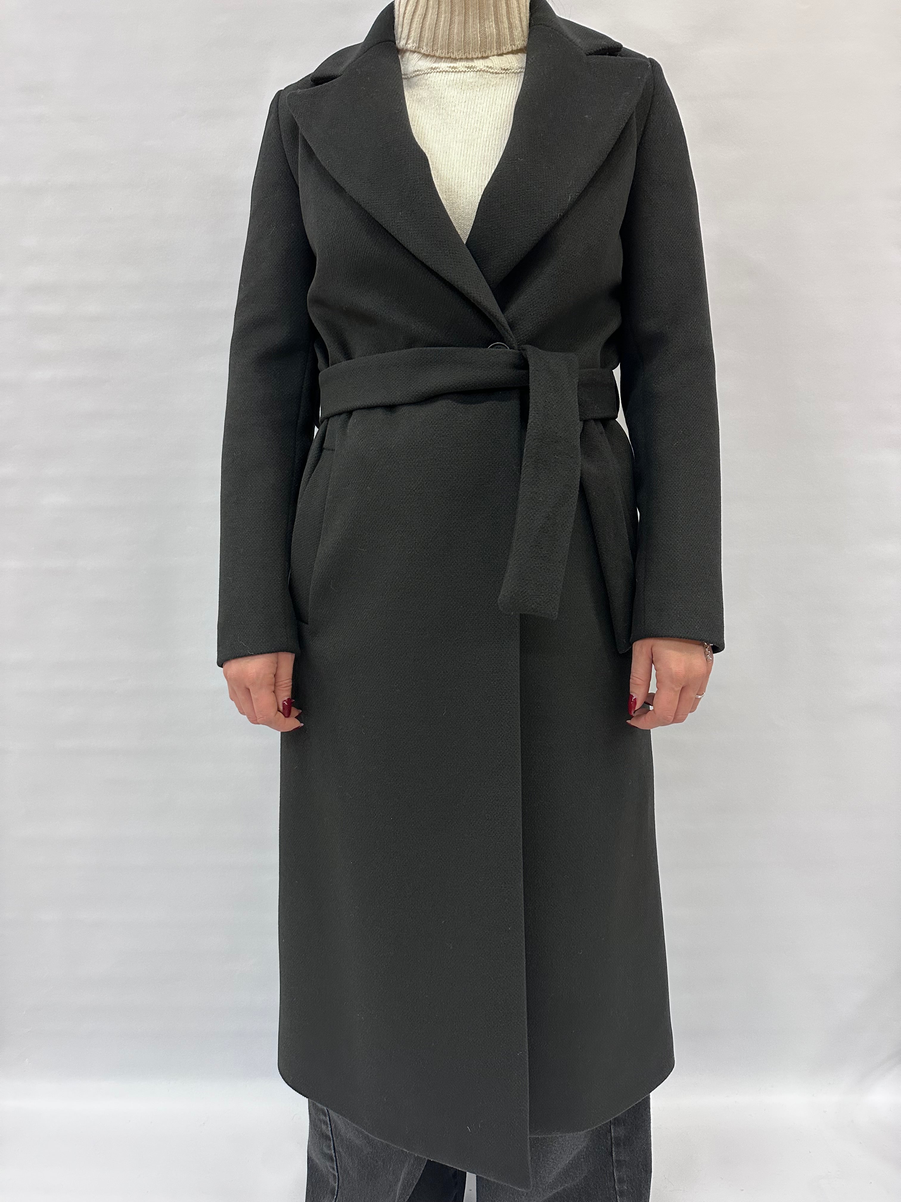 Cappotto RINASCIMENTO lungo con cintura in dotazione - COD: CFC0125812003