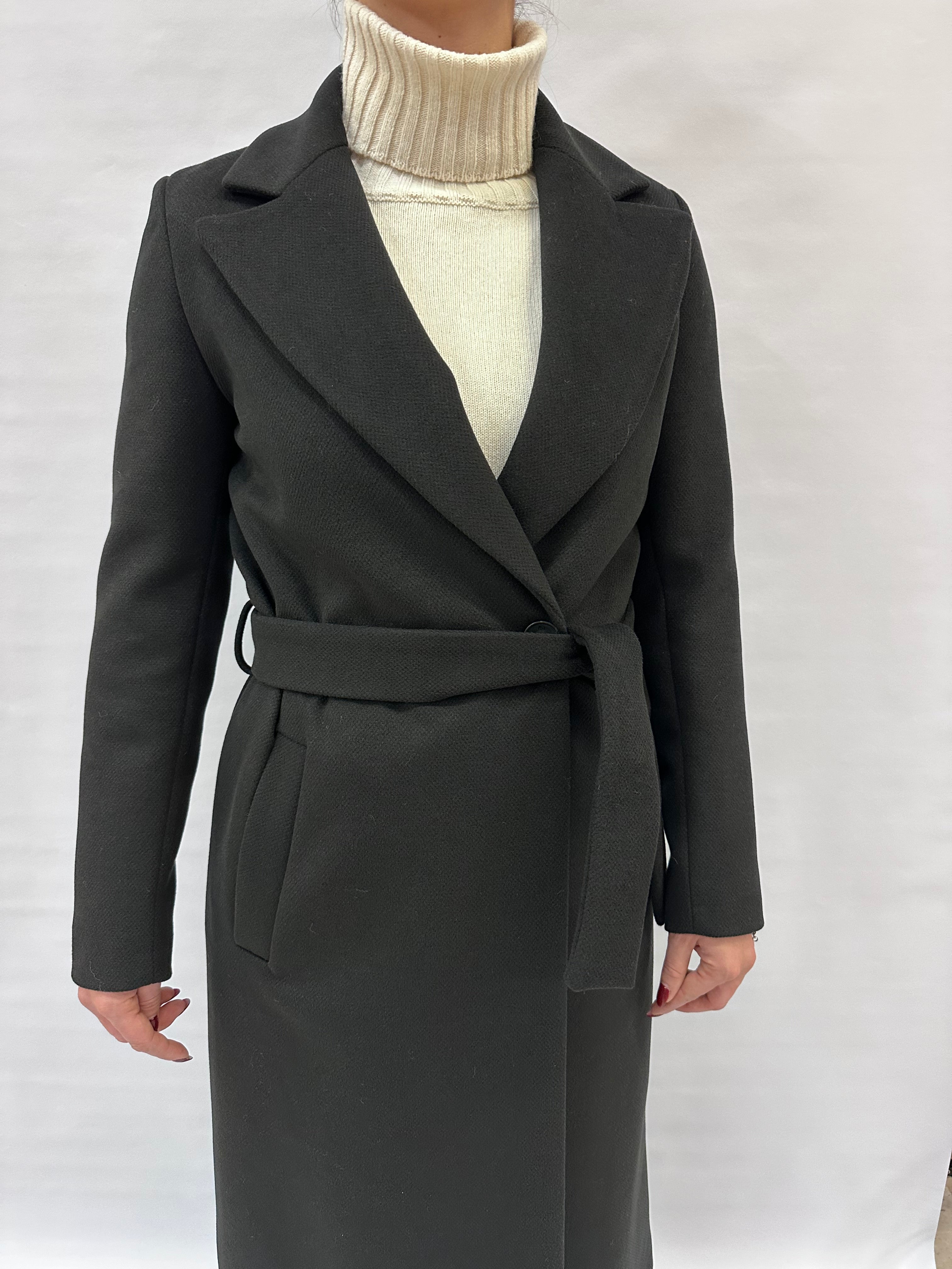Cappotto RINASCIMENTO lungo con cintura in dotazione - COD: CFC0125812003