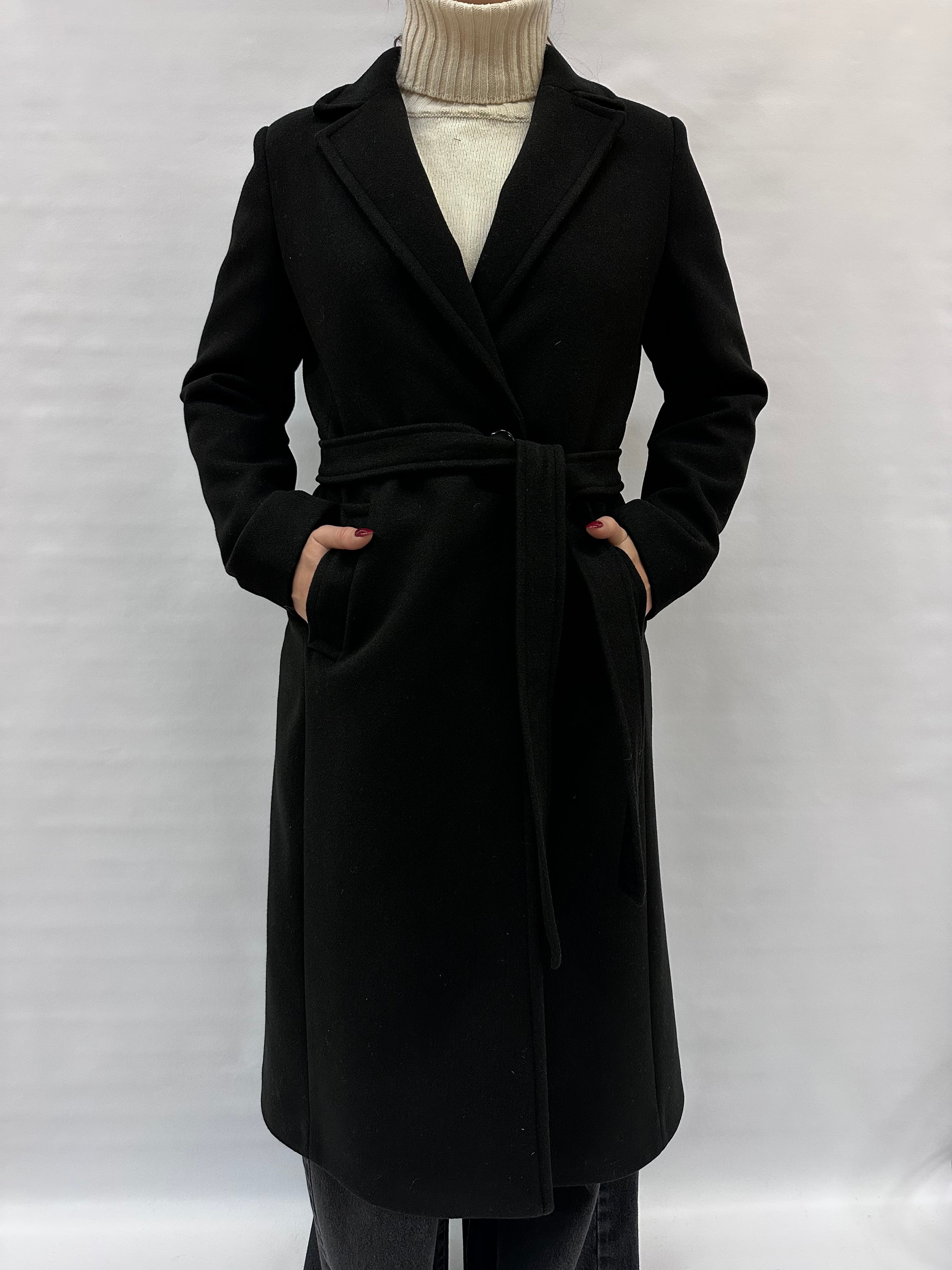 Cappotto LADY&LADY lungo con cintura in dotazione - COD: CT19184