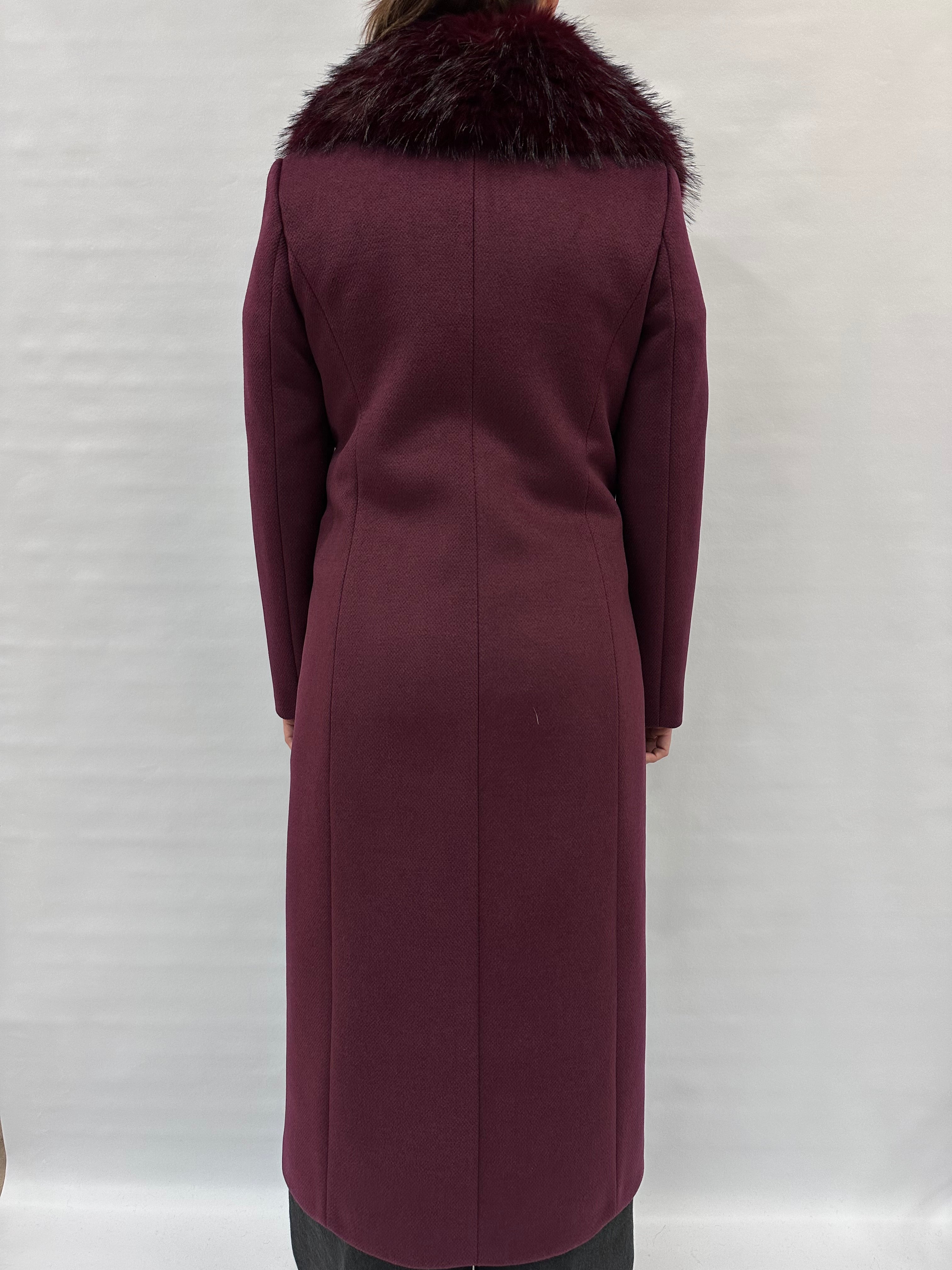 Cappotto RINASCIMENTO lungo con pelo ecologico removibile - COD: CFC0125845003