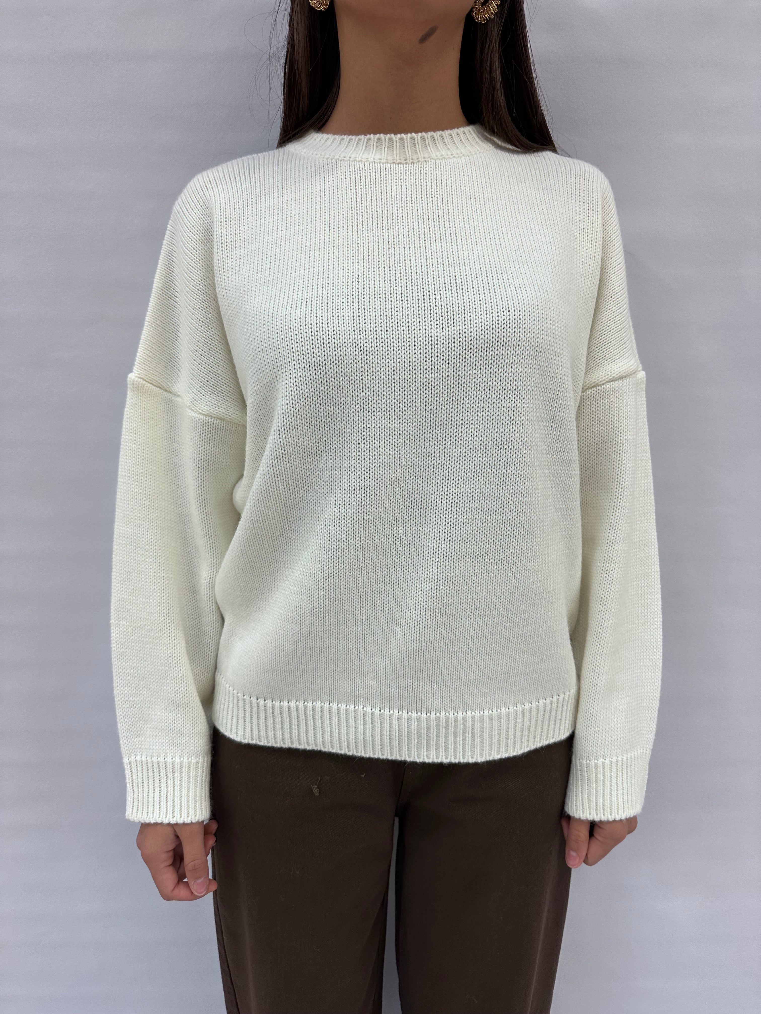Maglione TENSIONE IN girocollo morbido , COD: 252PA9392