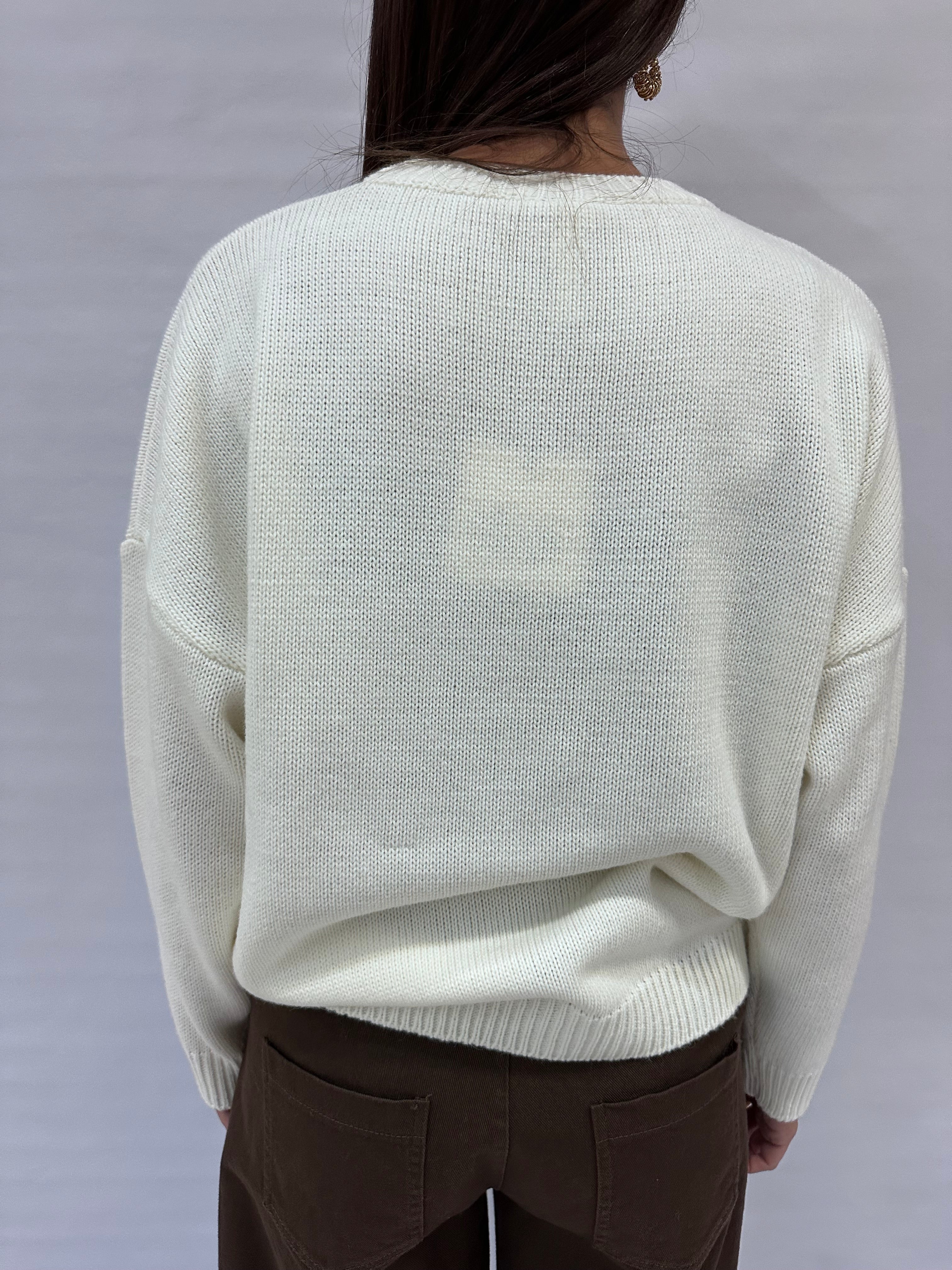 Maglione TENSIONE IN girocollo morbido , COD: 252PA9392