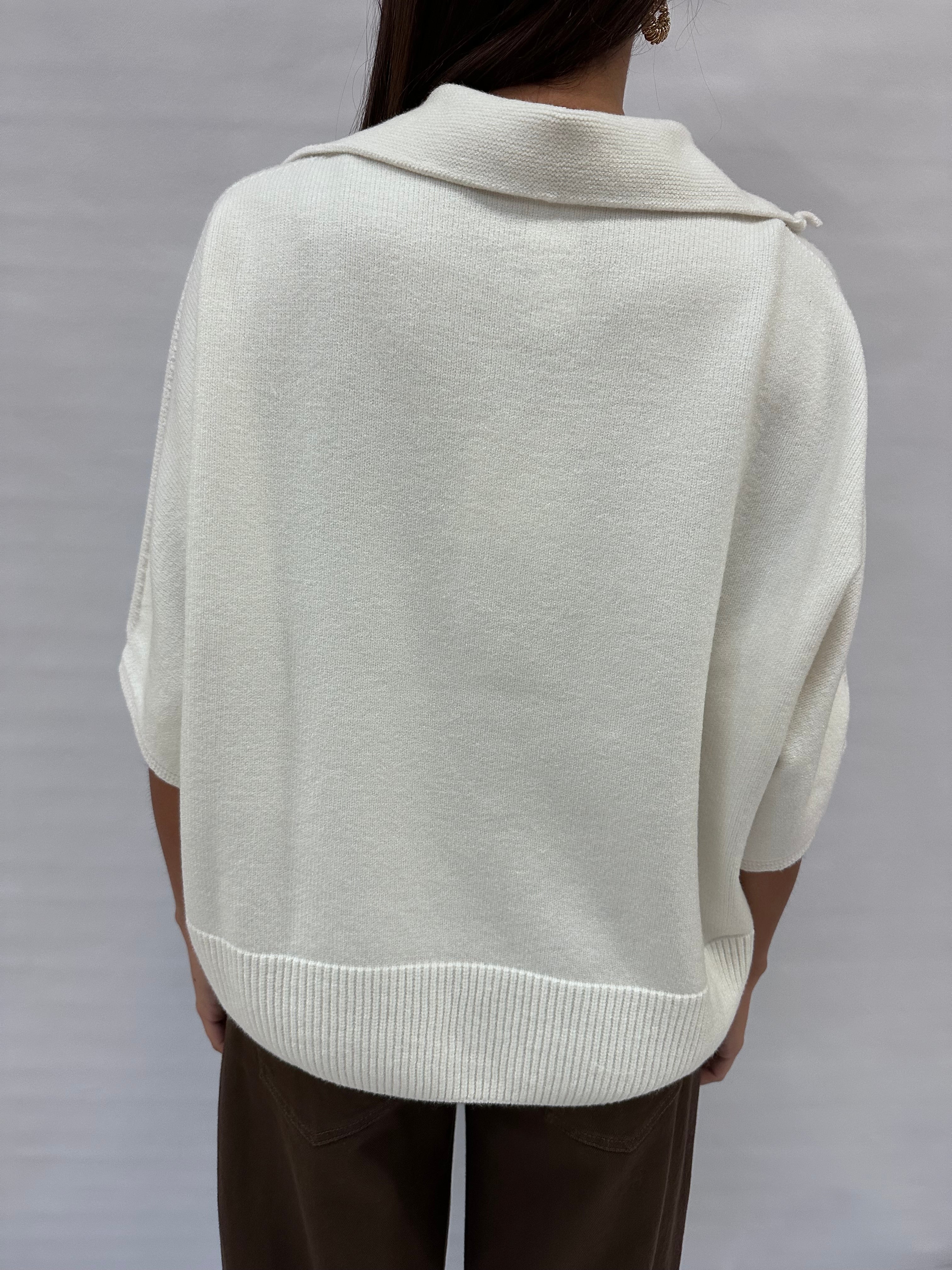 Polo TENSIONE IN Oversize manica 3/4 , COD: D80886