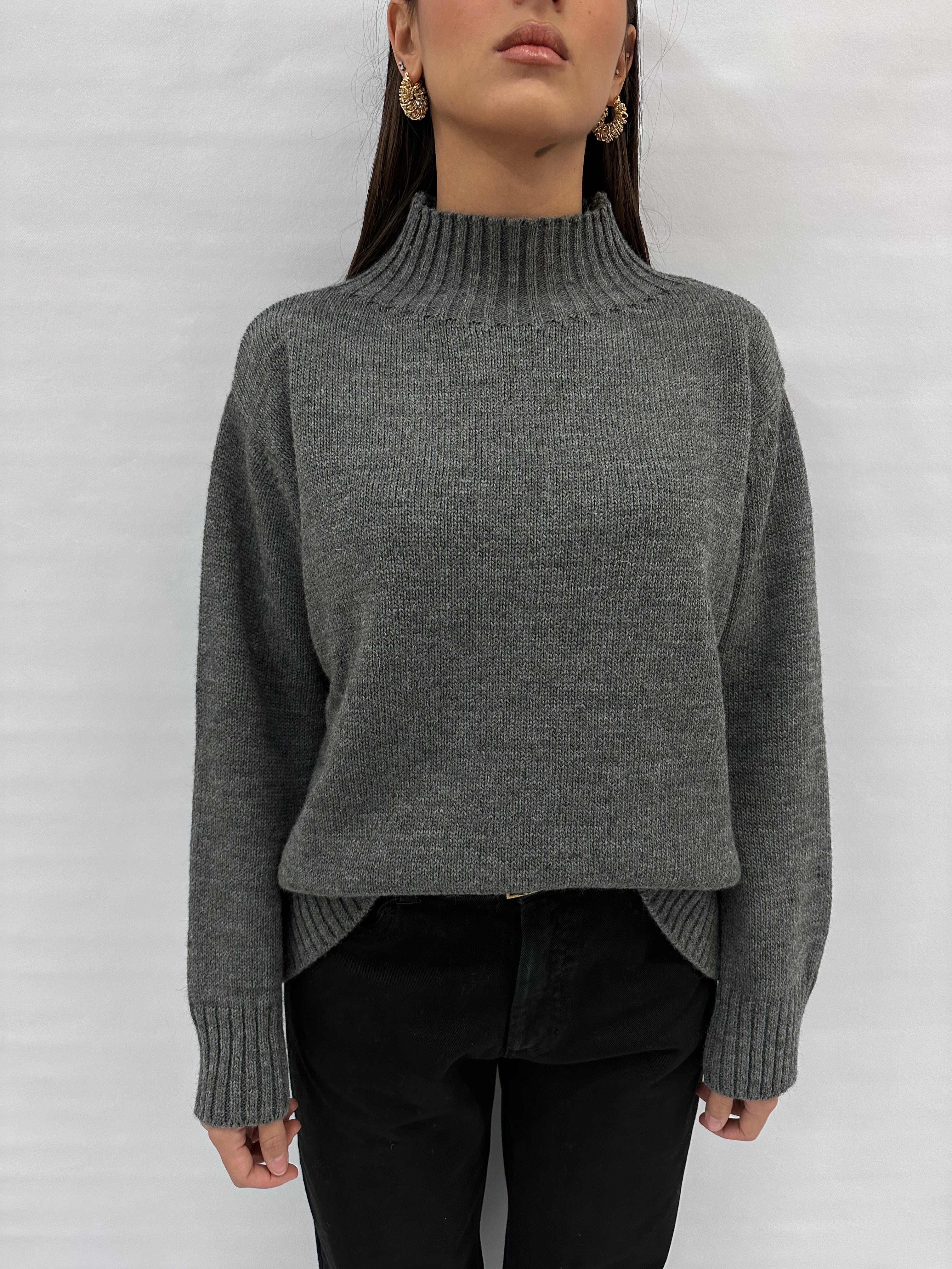 Maglione TENSIONE IN collo alto , COD: D82044