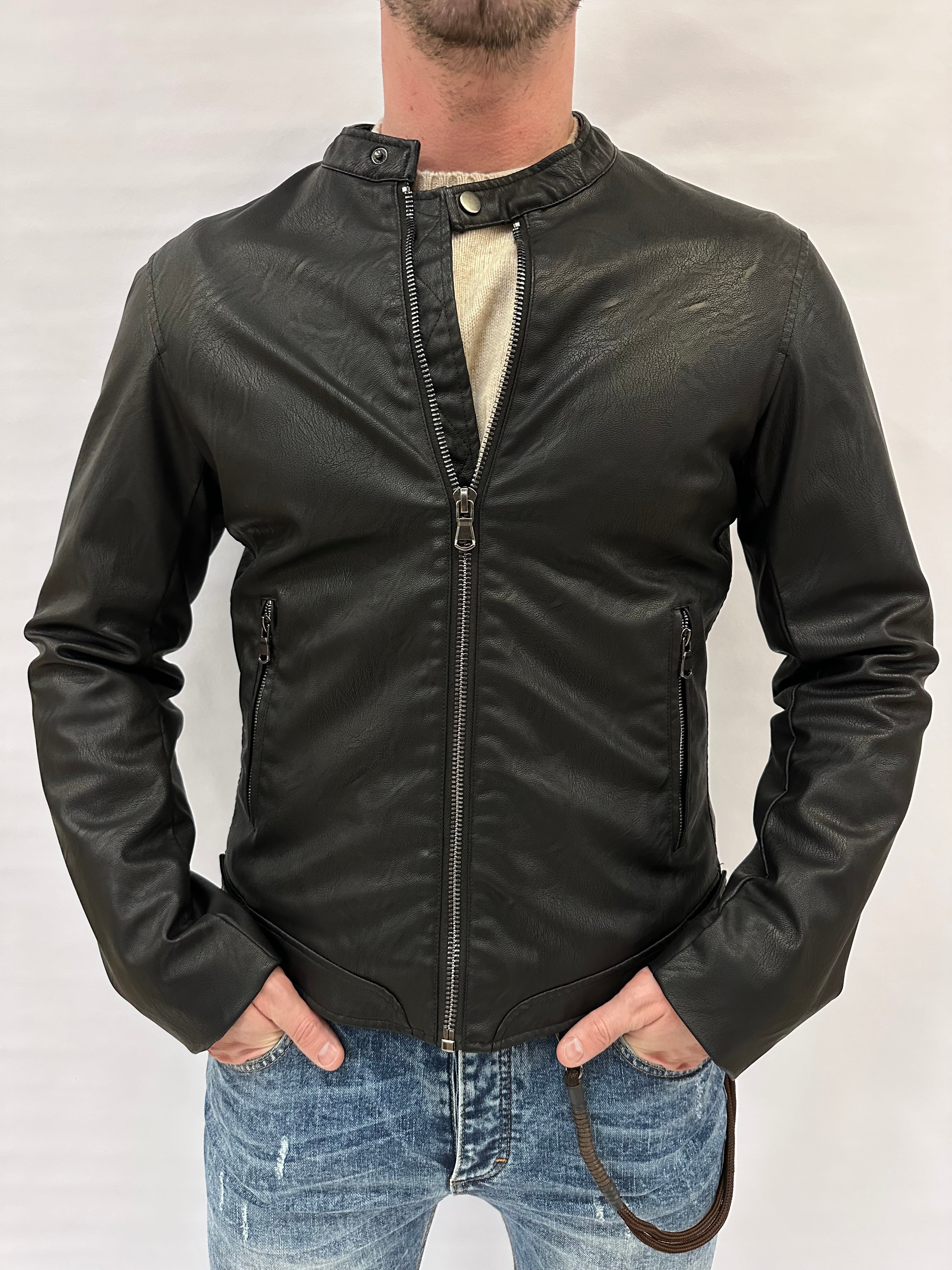 Bomber IMPERIAL in ecopelle - Cod: U85191LIVE