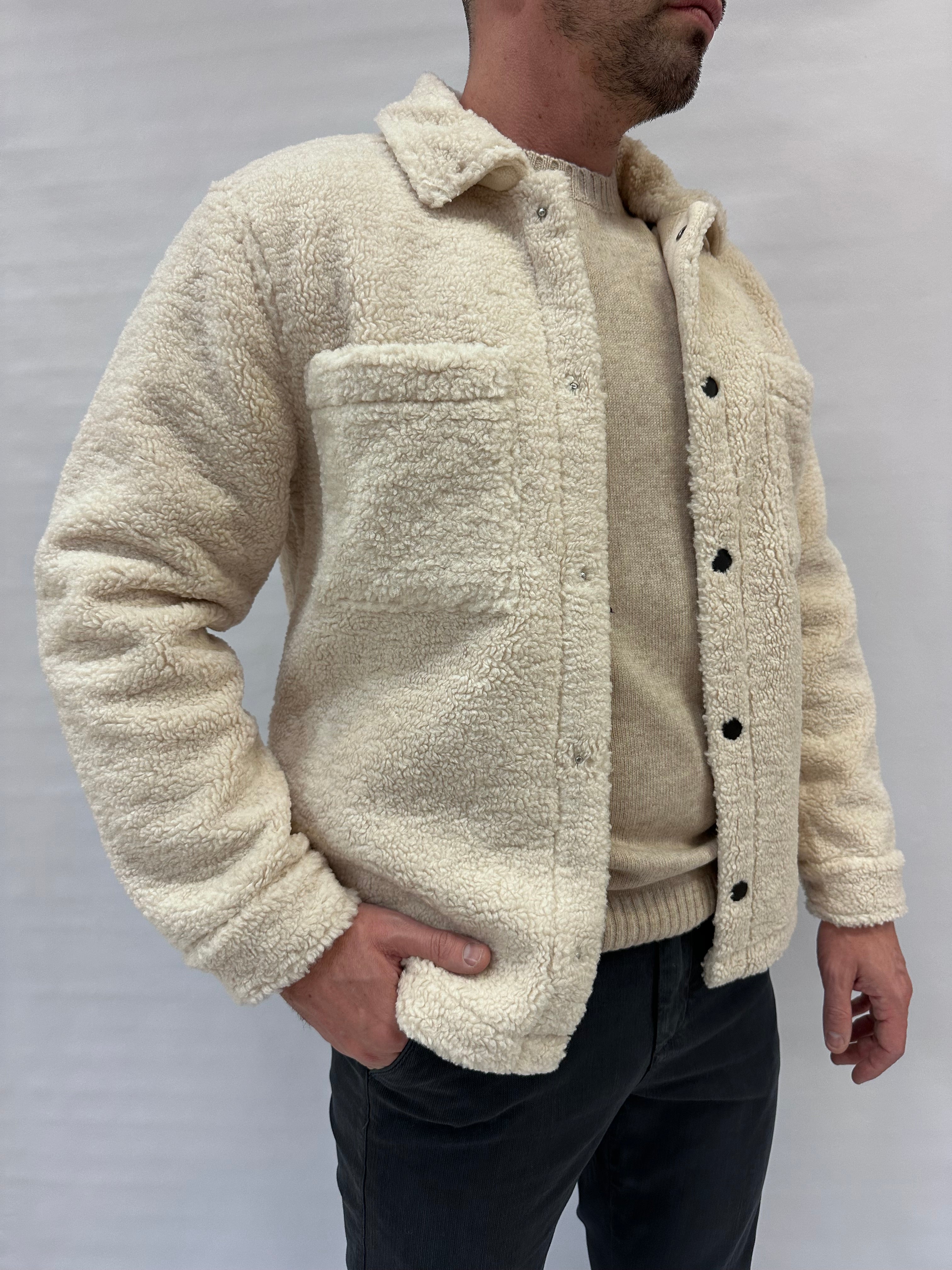 Giacca/Giubbotto IMPERIAL effetto teddy taglio camicia - Cod: V851932781