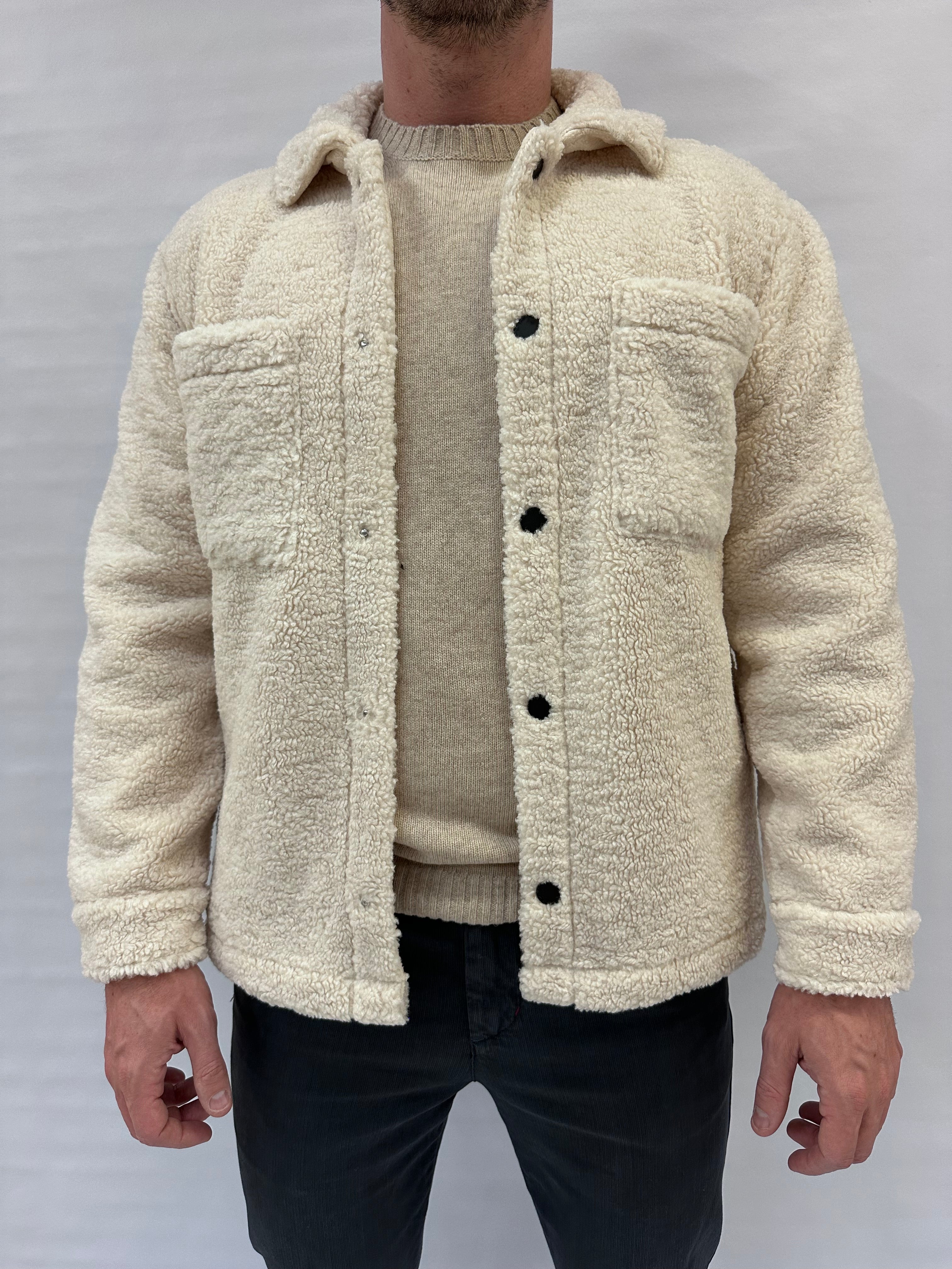 Giacca/Giubbotto IMPERIAL effetto teddy taglio camicia - Cod: V851932781