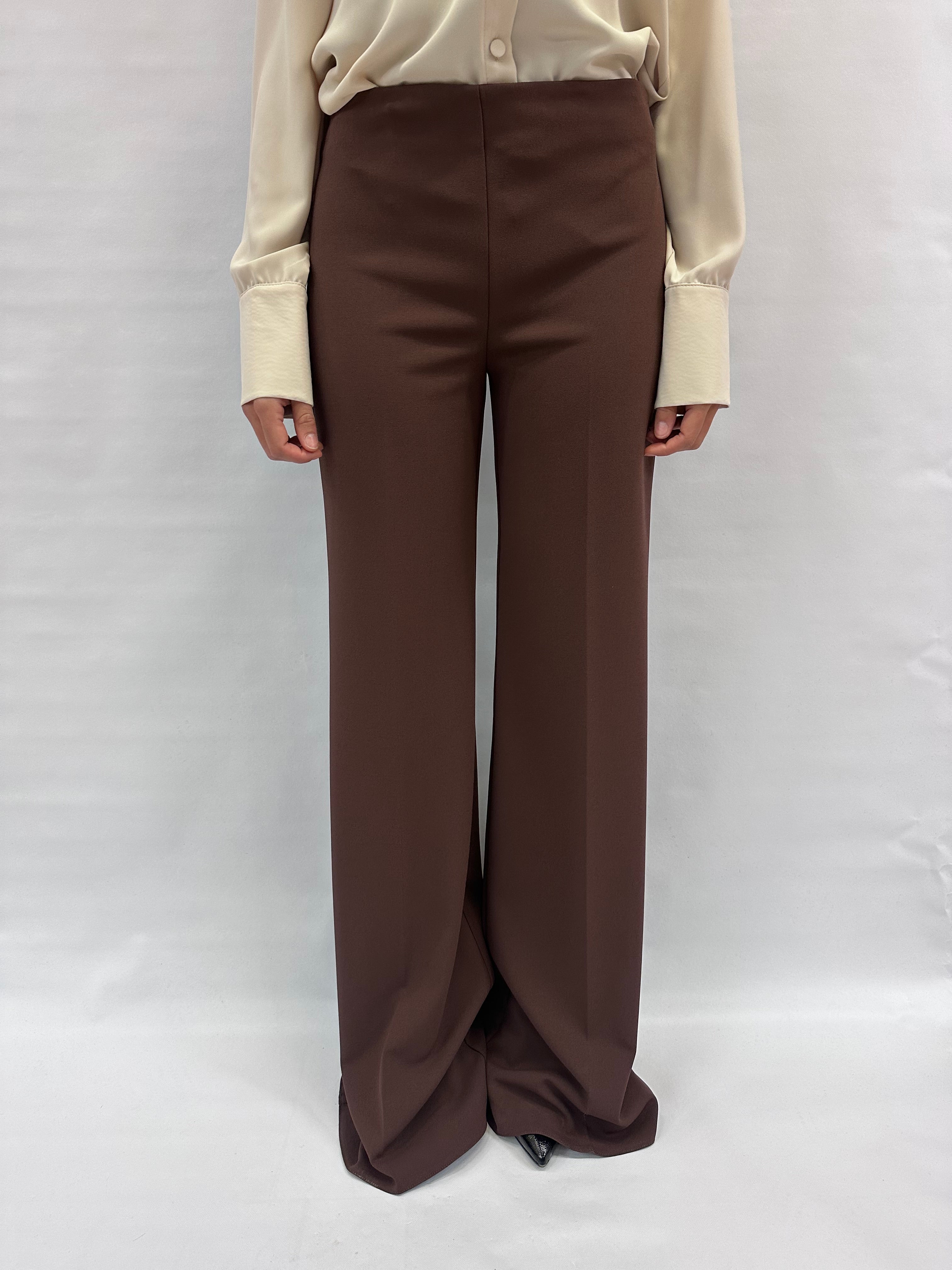 Pantalone RINASCIMENTO in crêpe a palazzo disponibile anche con due giacche in coordinato COD: CFC0125424003