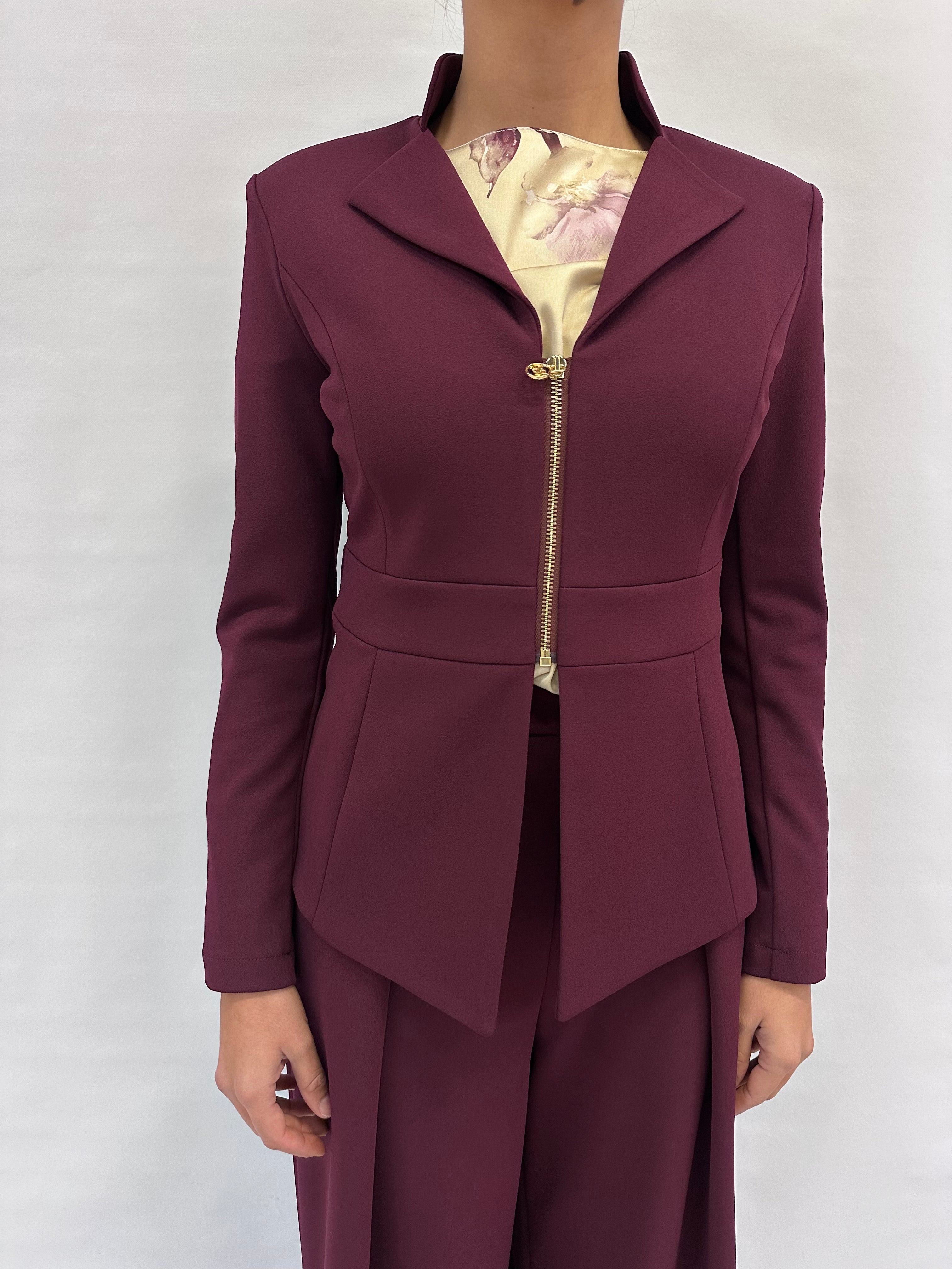 Giacca RINASCIMENTO in crêpe disponibile con pantalone in coordinato - COD: CFC0125281003