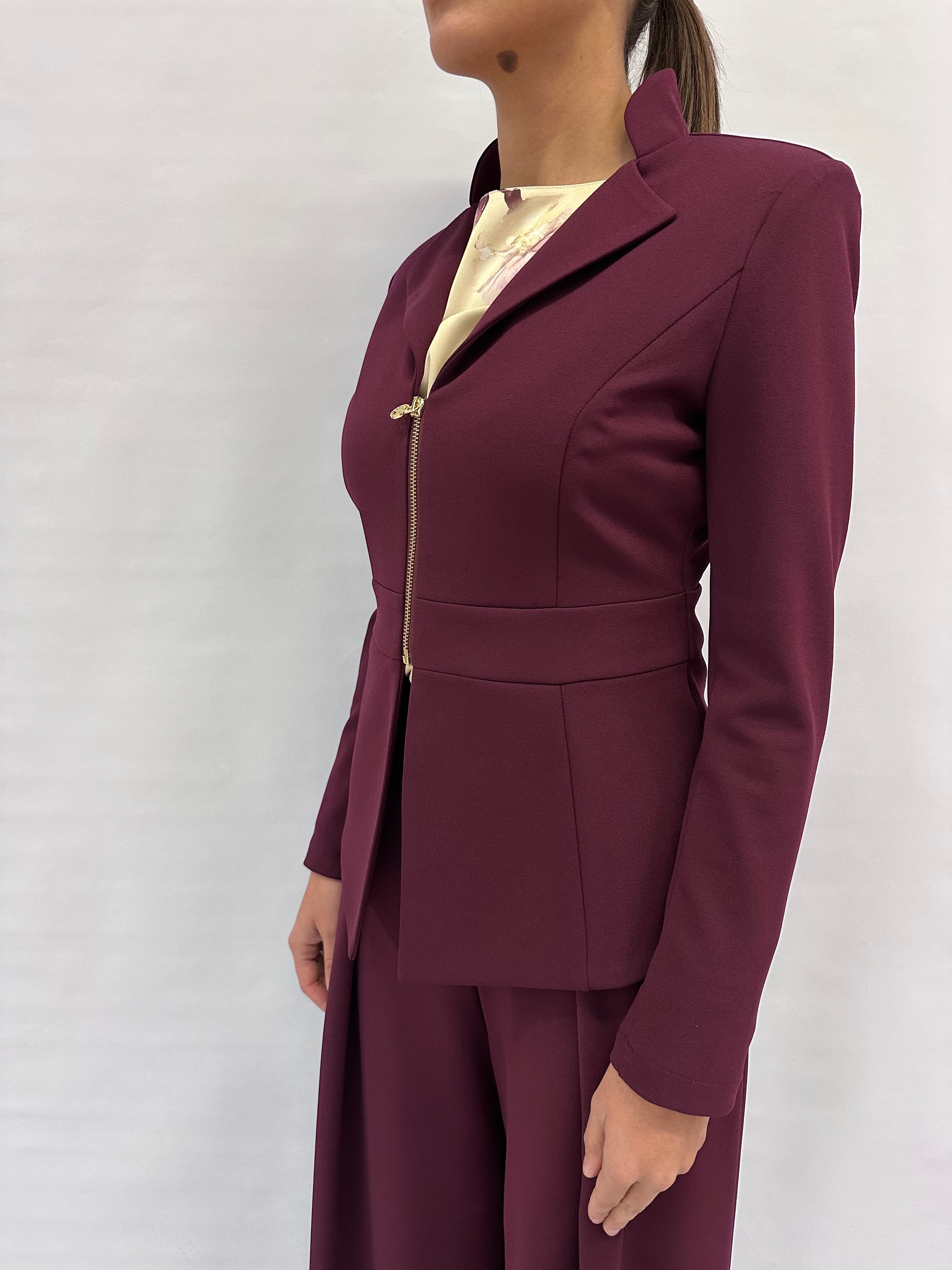 Giacca RINASCIMENTO in crêpe disponibile con pantalone in coordinato - COD: CFC0125281003