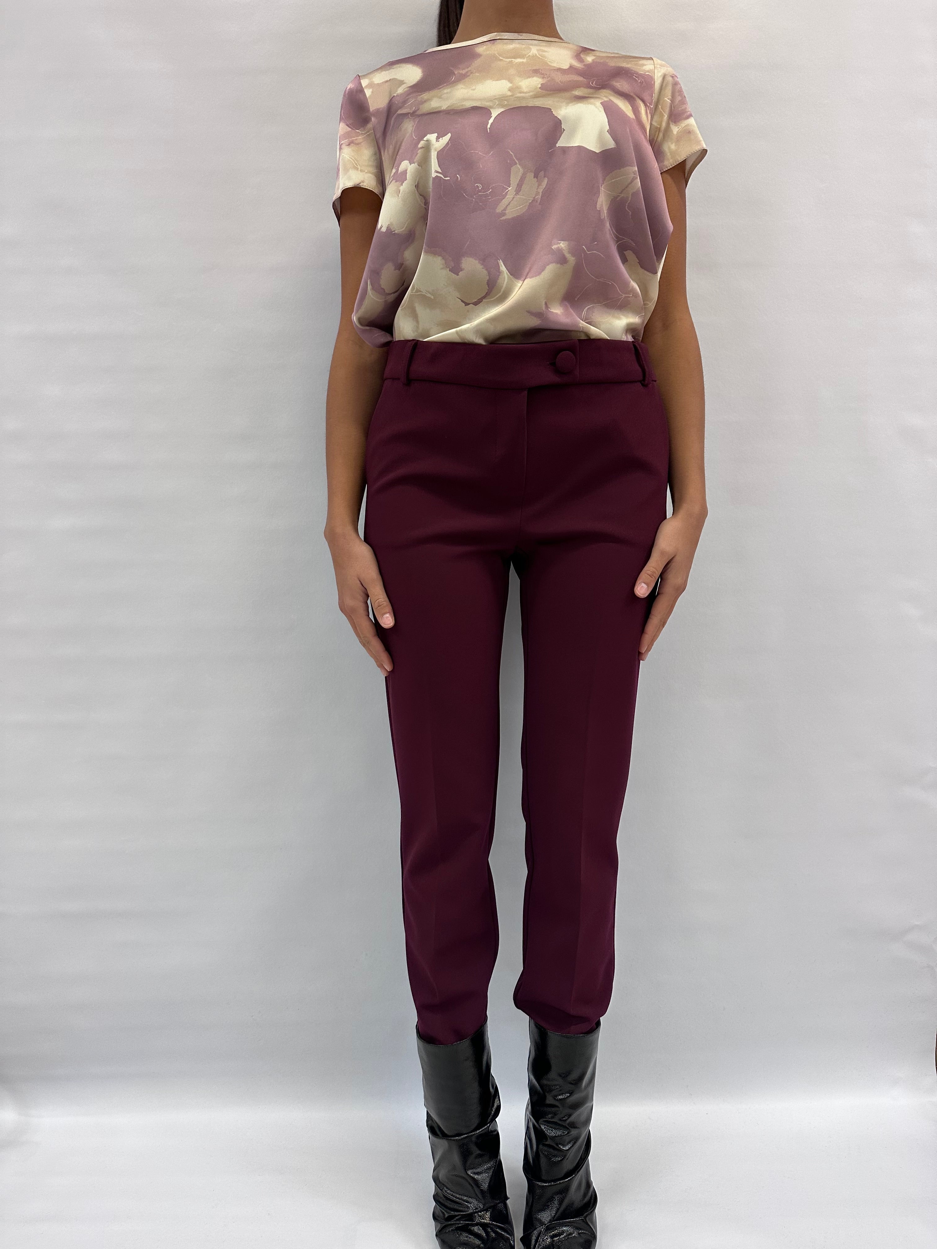 Camicia RINASCIMENTO manica corta trama floreale - Cod: CFC01252484003