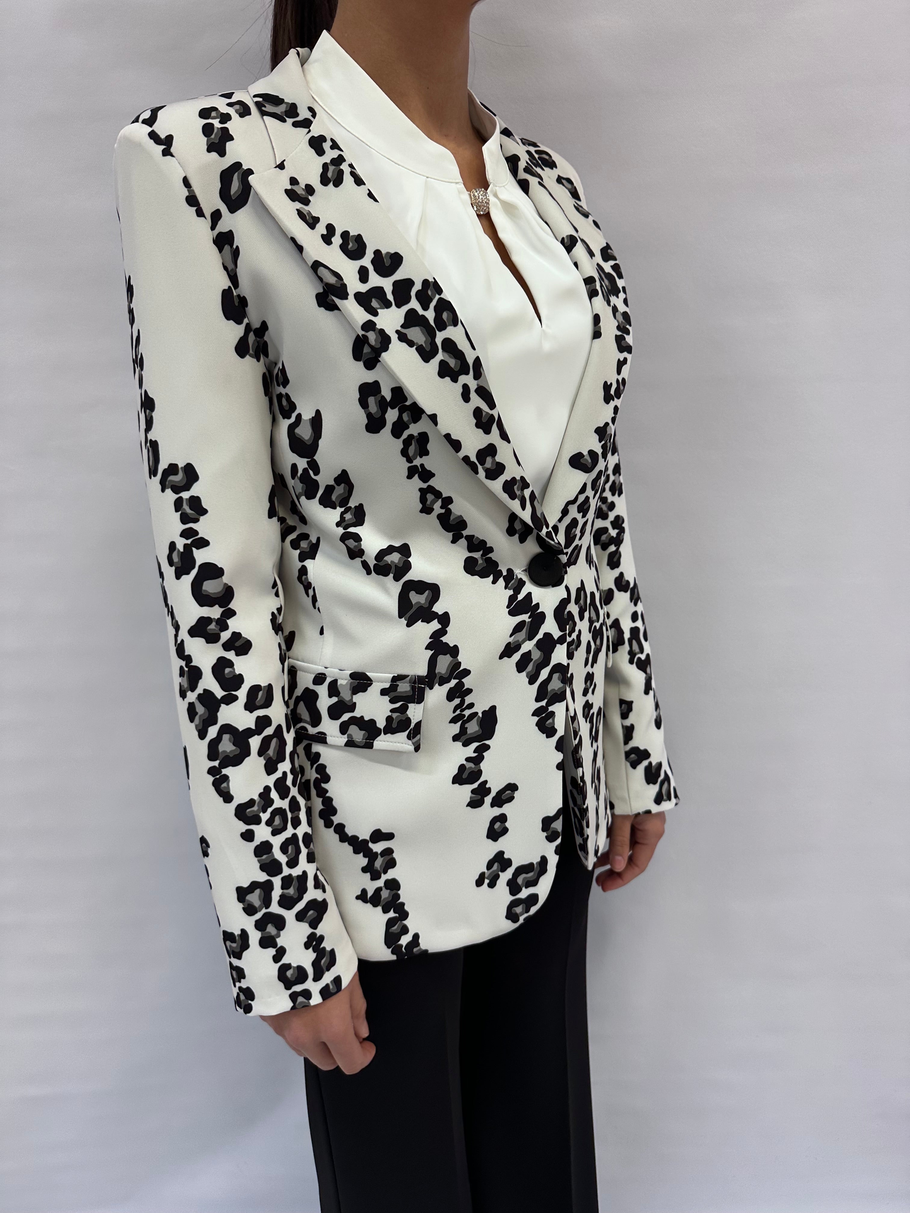 Giacca RINASCIMENTO maculata in tessuto tecnico - COD: CFC0125115003