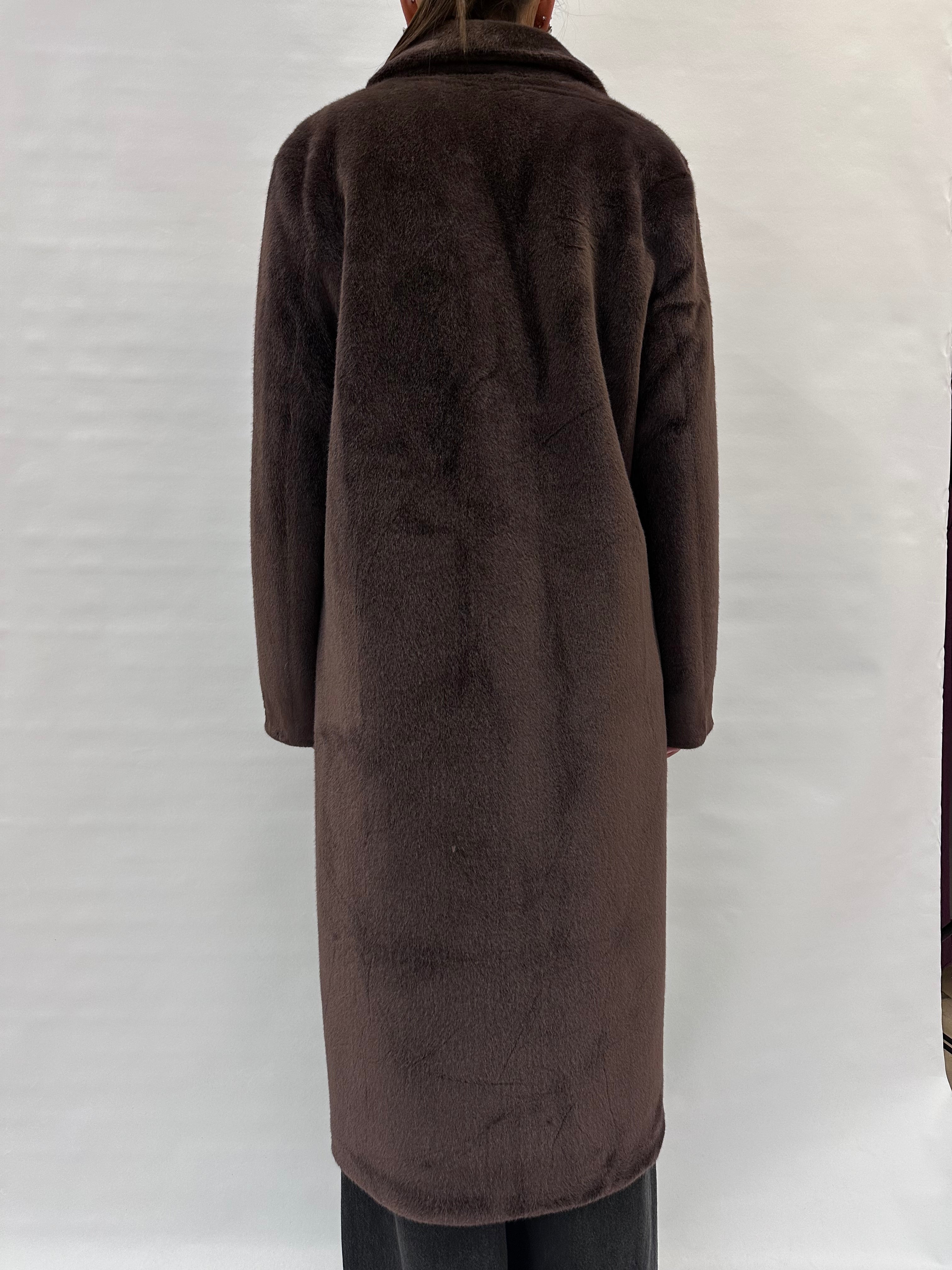 Cappotto RINASCIMENTO lungo effetto peluche REVERSIBILE - COD: CFC0122205003