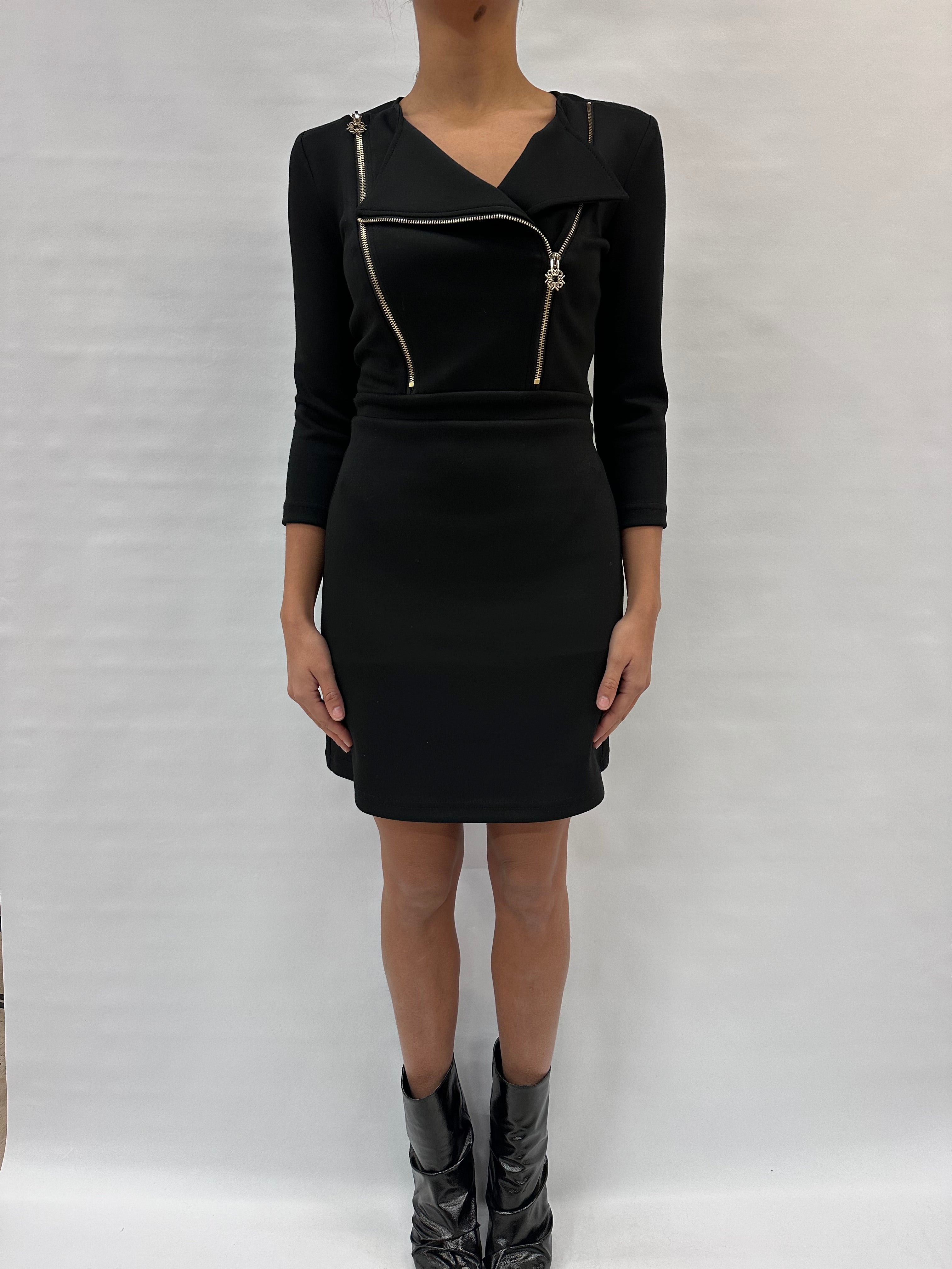 Abito RINASCIMENTO manica lunga con cerniera decorativa - COD: CFC00126892003