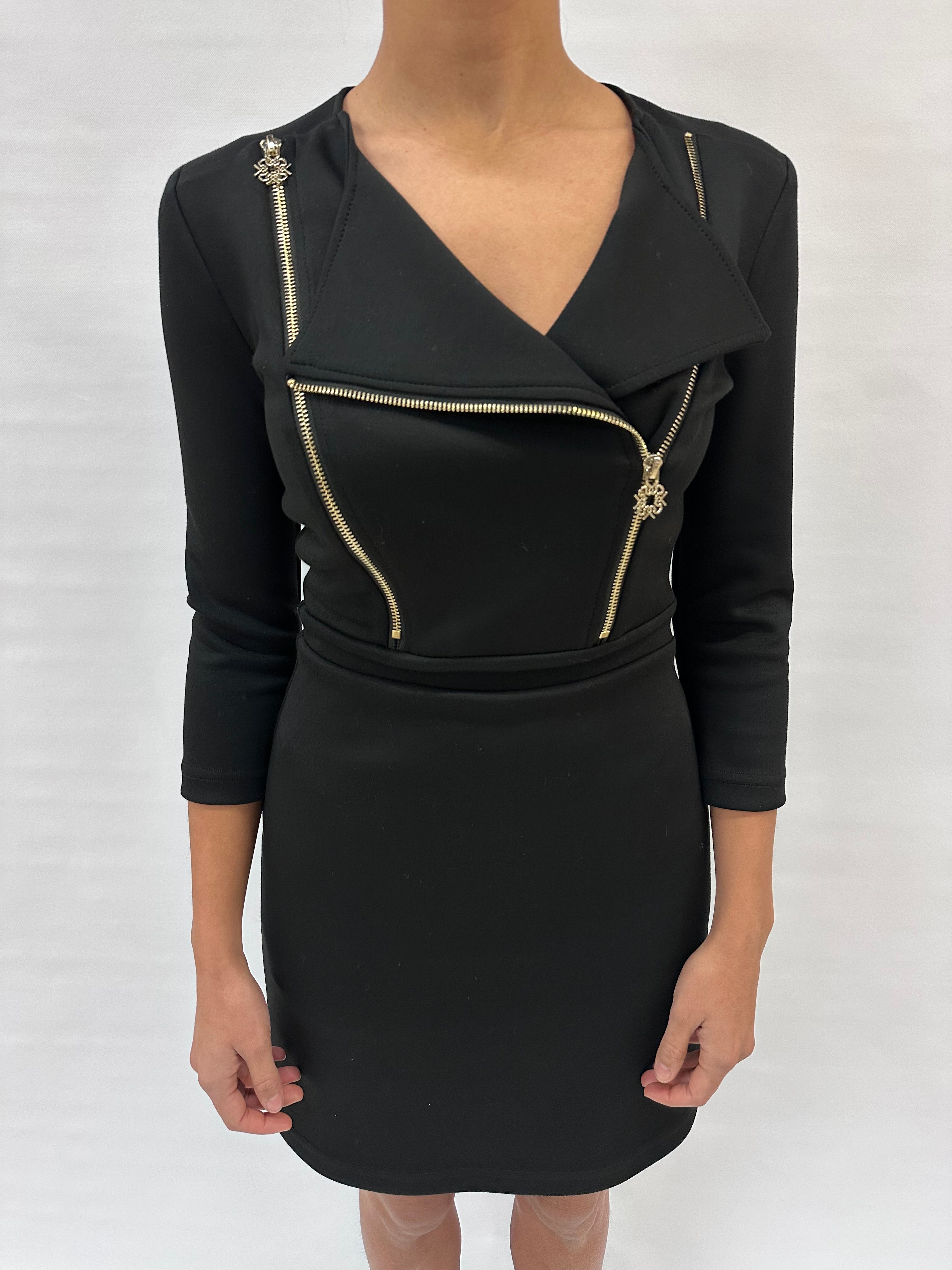 Abito RINASCIMENTO manica lunga con cerniera decorativa - COD: CFC00126892003