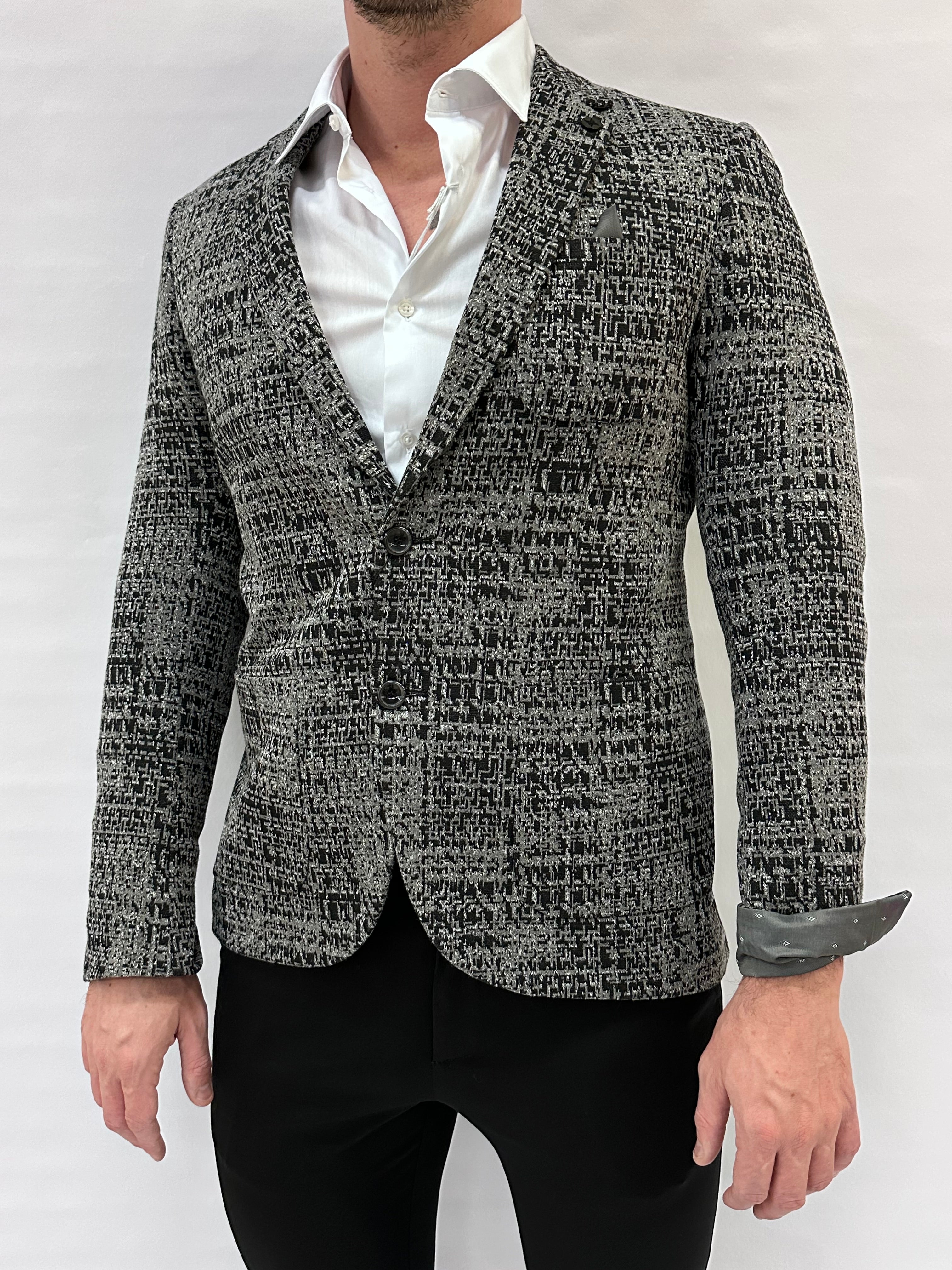 Giacca XAGON MAN trama con punte di nero - COD: PGXARI