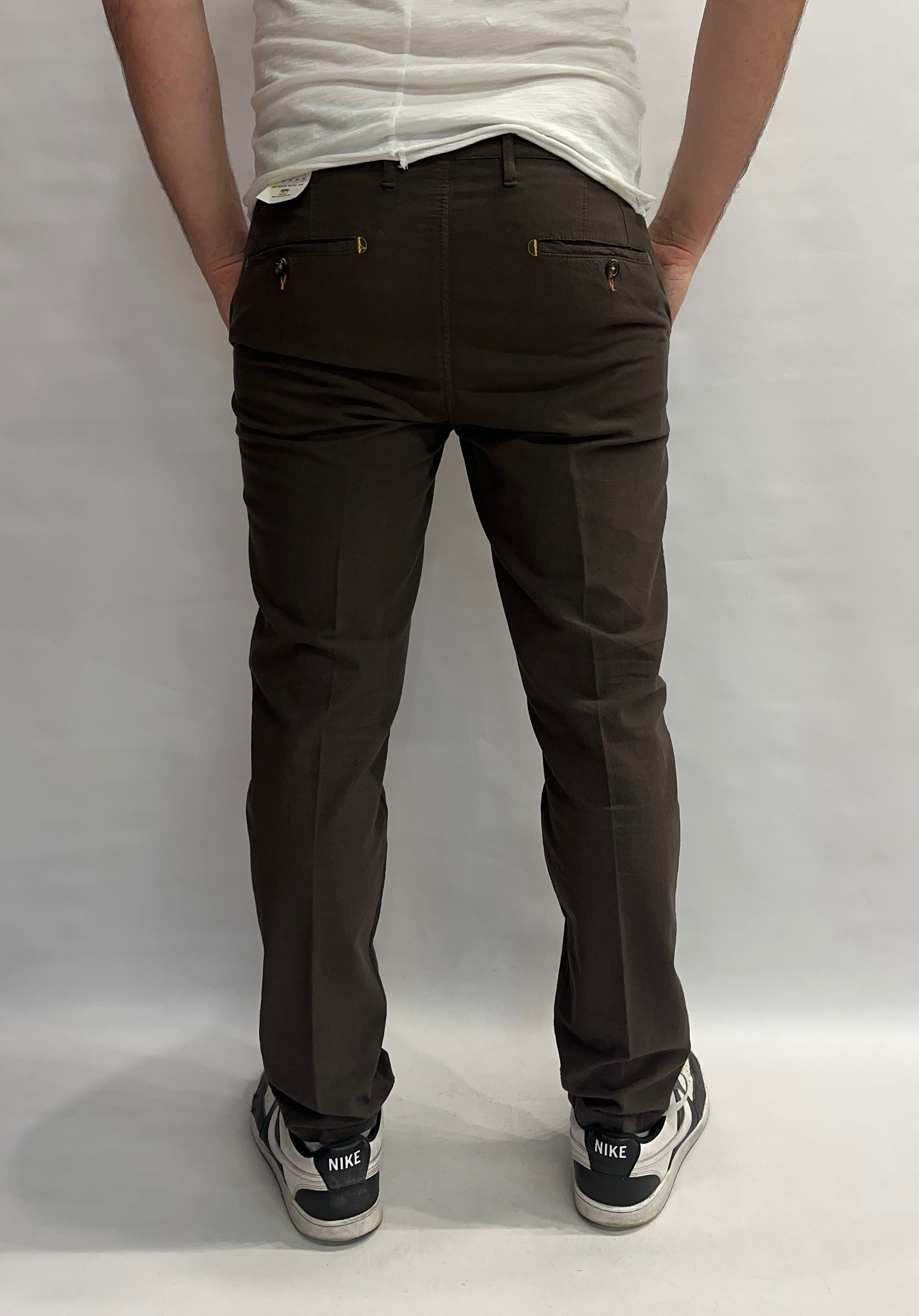 Pantalone BERNA modello chino in Cotone/Lino - COD: 261380156