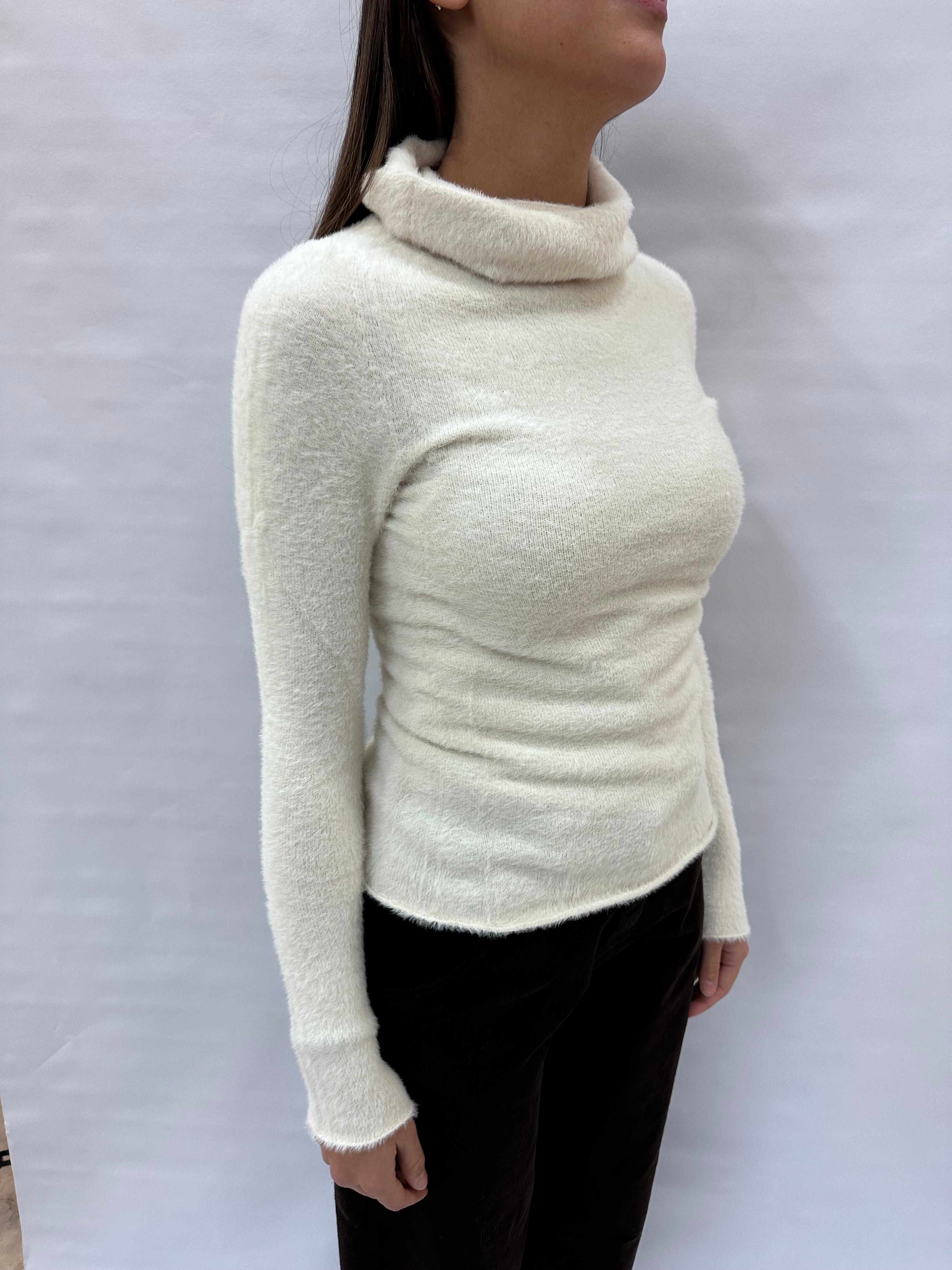 Dolcevita BLUEJOINT effetto "furry" (peluche) , COD: 78139