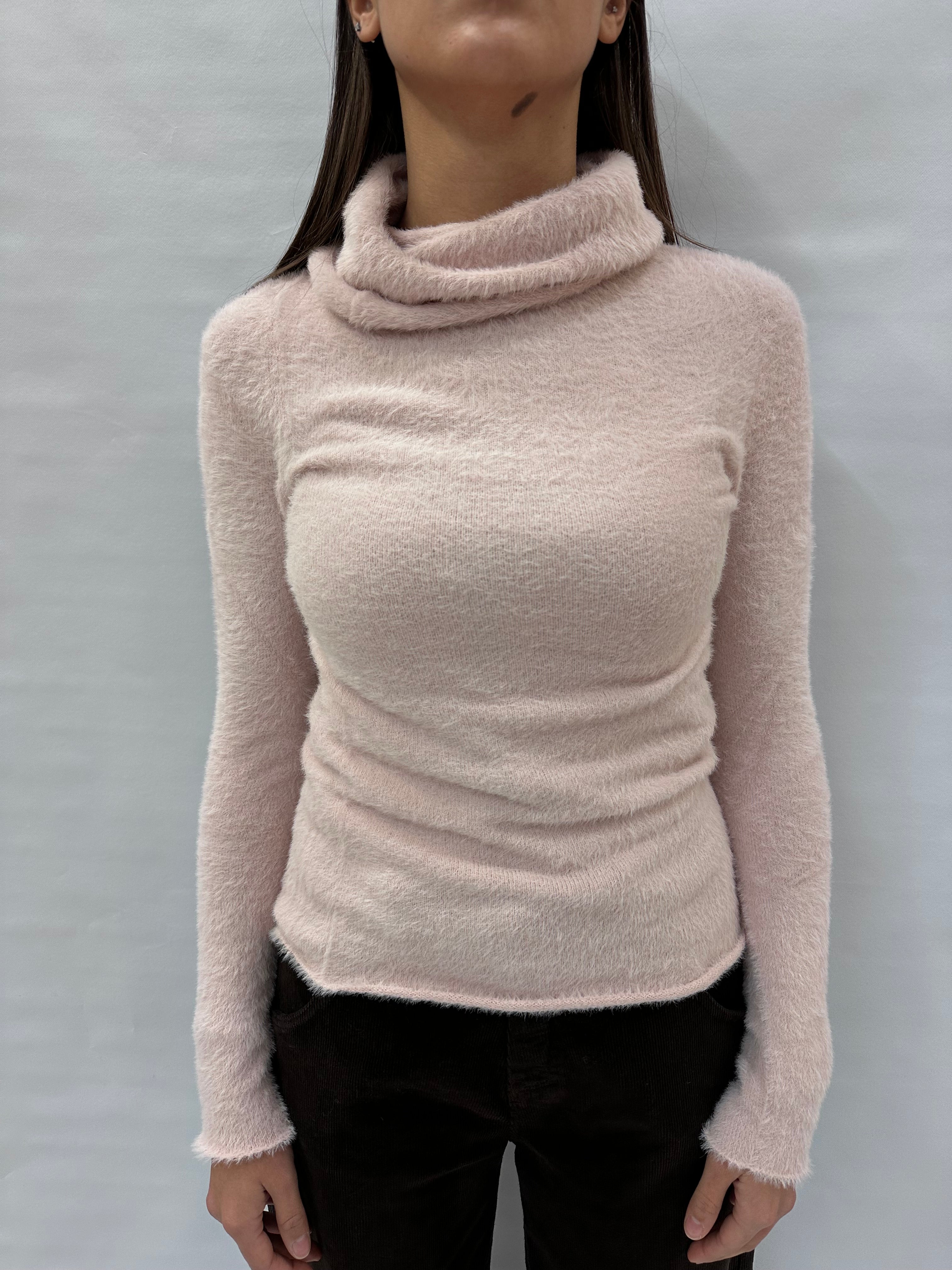 Dolcevita BLUEJOINT effetto "furry" (peluche) , COD: 78139