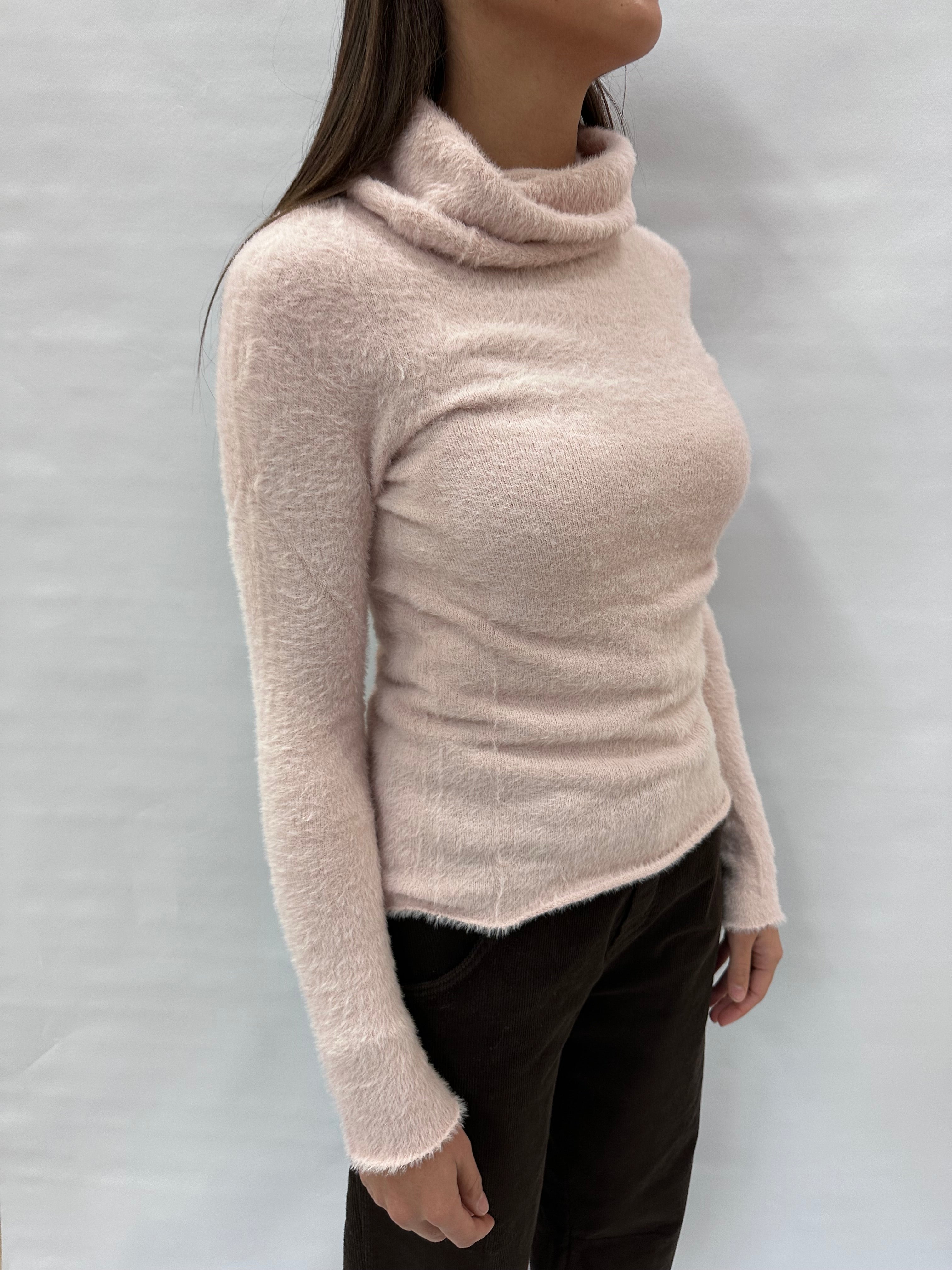 Dolcevita BLUEJOINT effetto "furry" (peluche) , COD: 78139