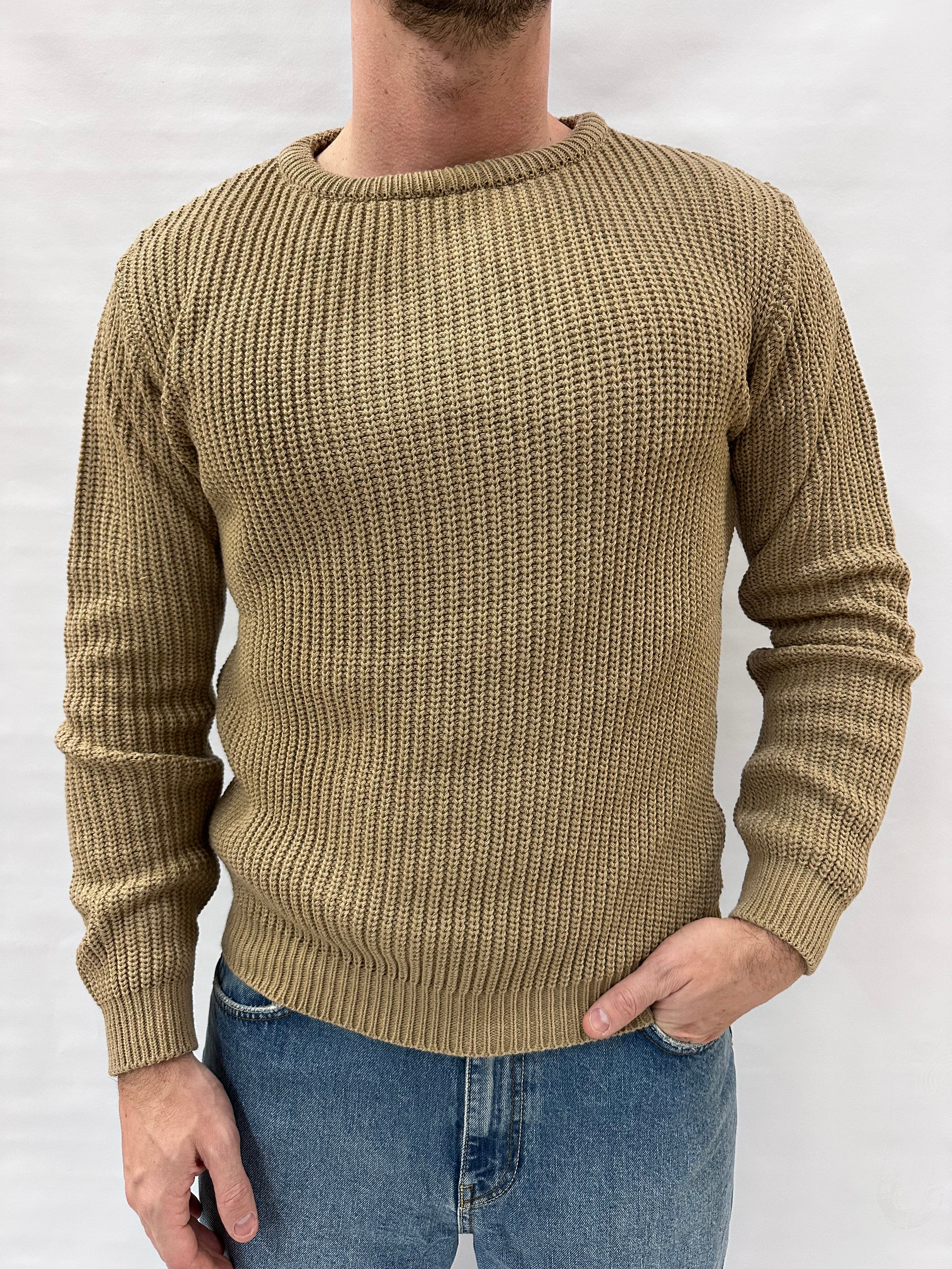Maglione IMPERIAL girocollo, lavorato a ricami , Cod: M81416340