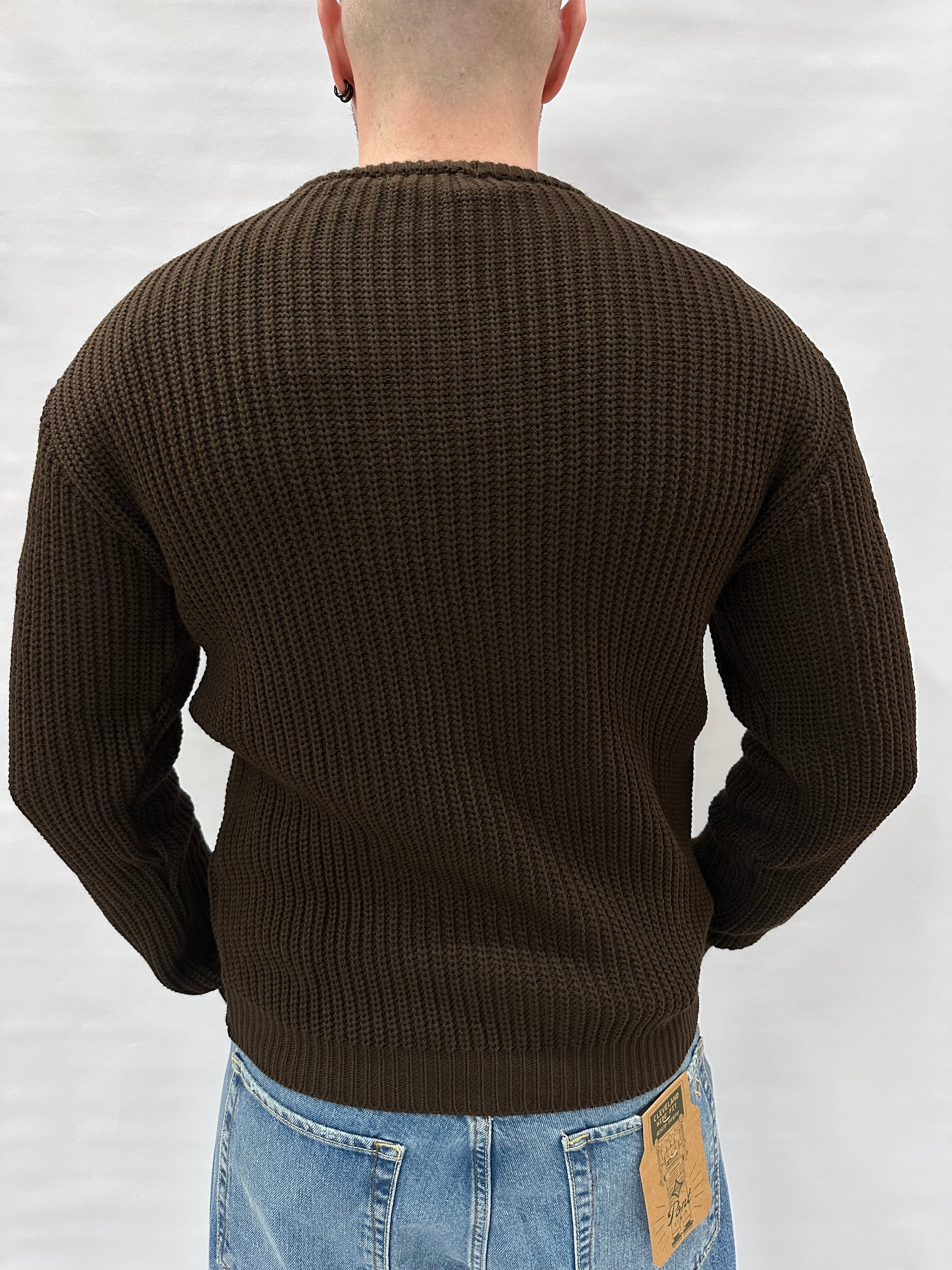 Maglione IMPERIAL girocollo, lavorato a ricami , Cod: M81416340