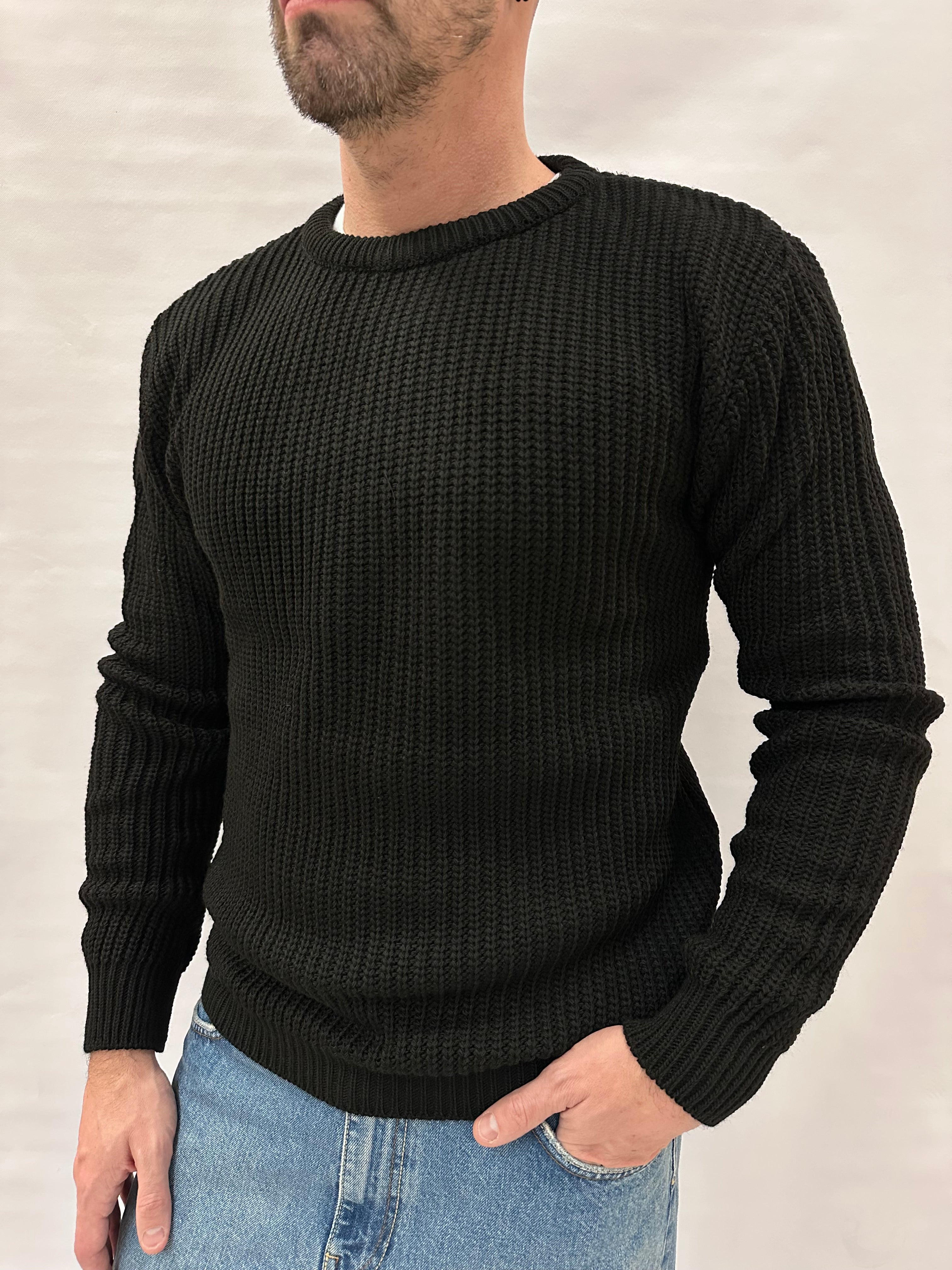 Maglione IMPERIAL girocollo, lavorato a ricami , Cod: M81416340
