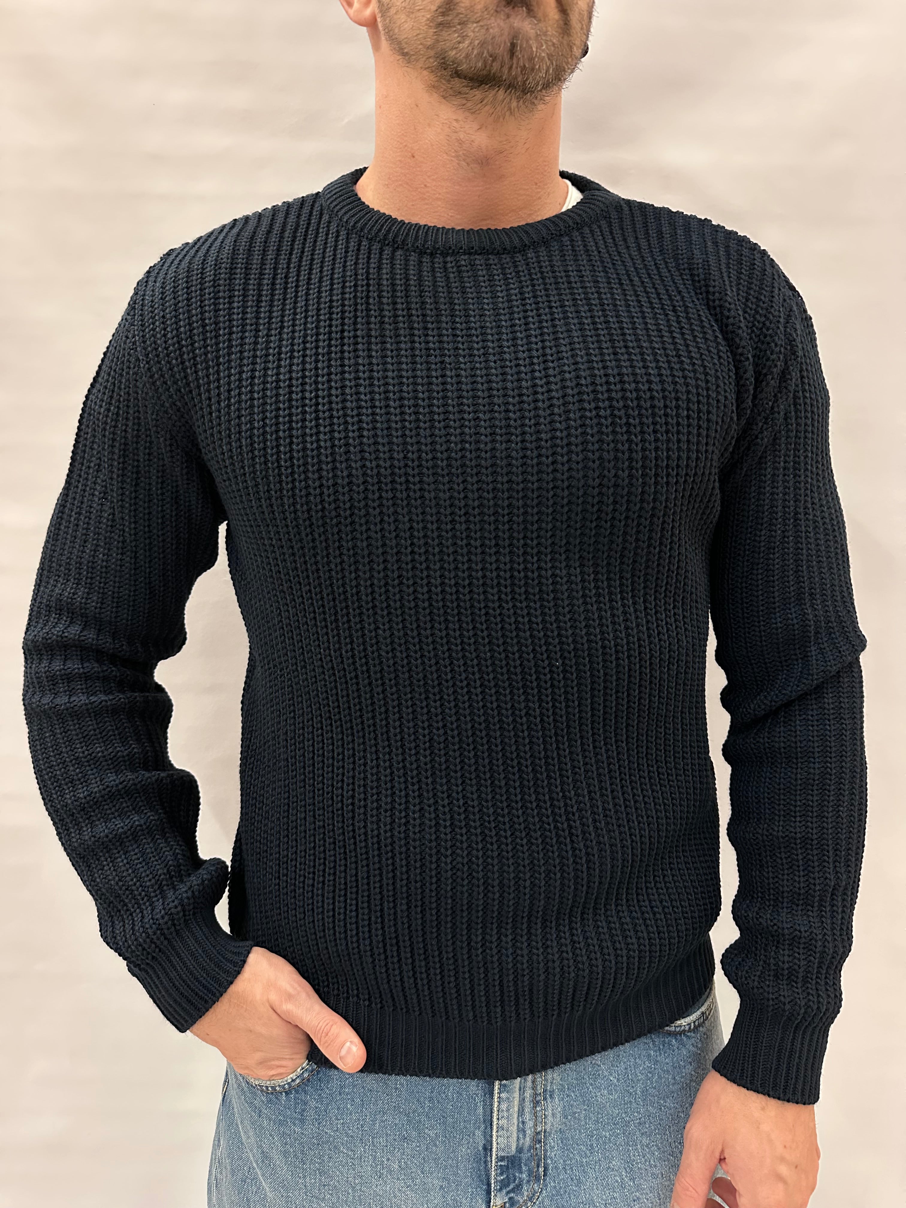 Maglione IMPERIAL girocollo, lavorato a ricami , Cod: M81416340