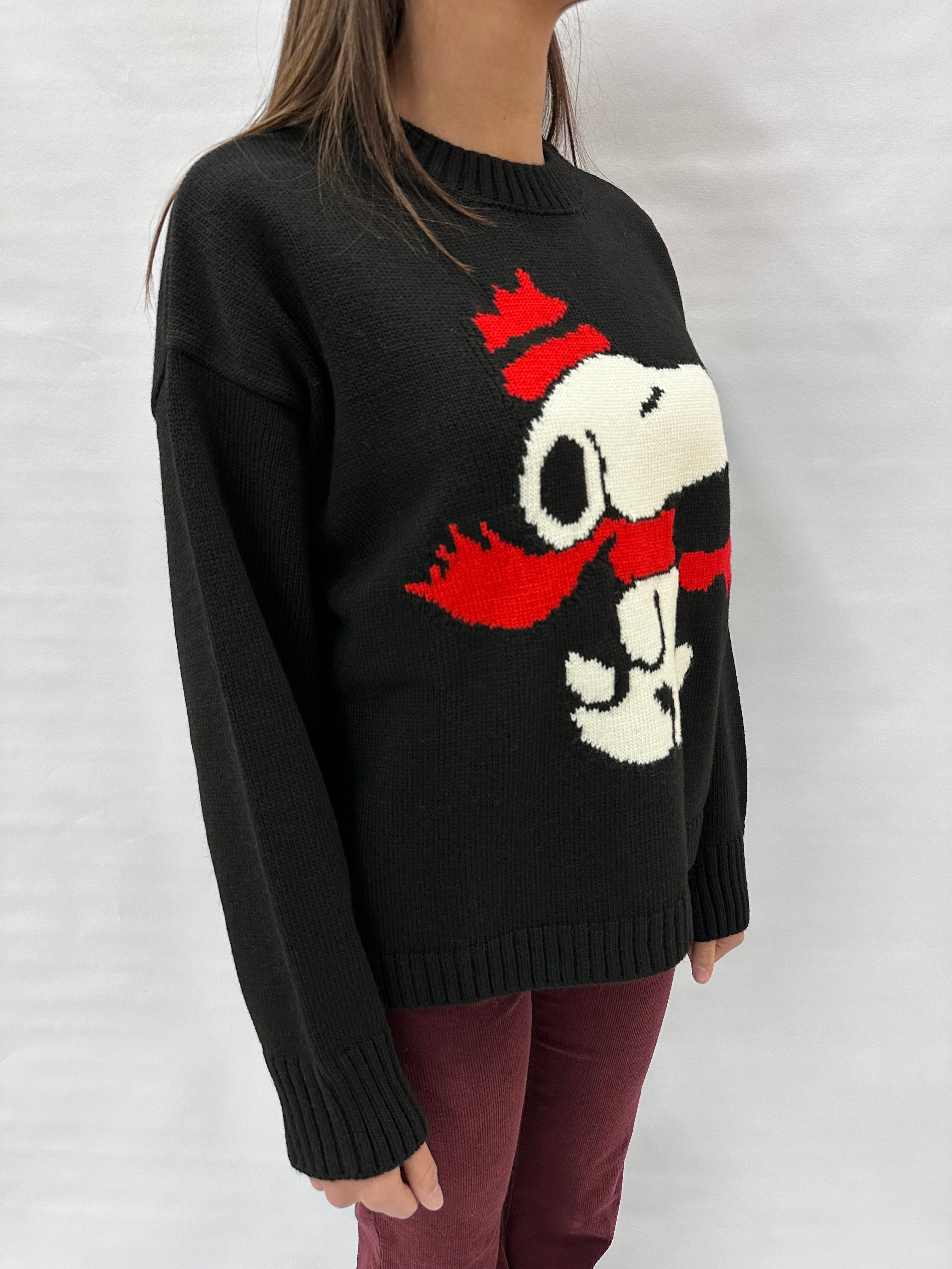 Maglione TENSIONE IN girocollo Snoopy, COD: W5HMJ59A400SN