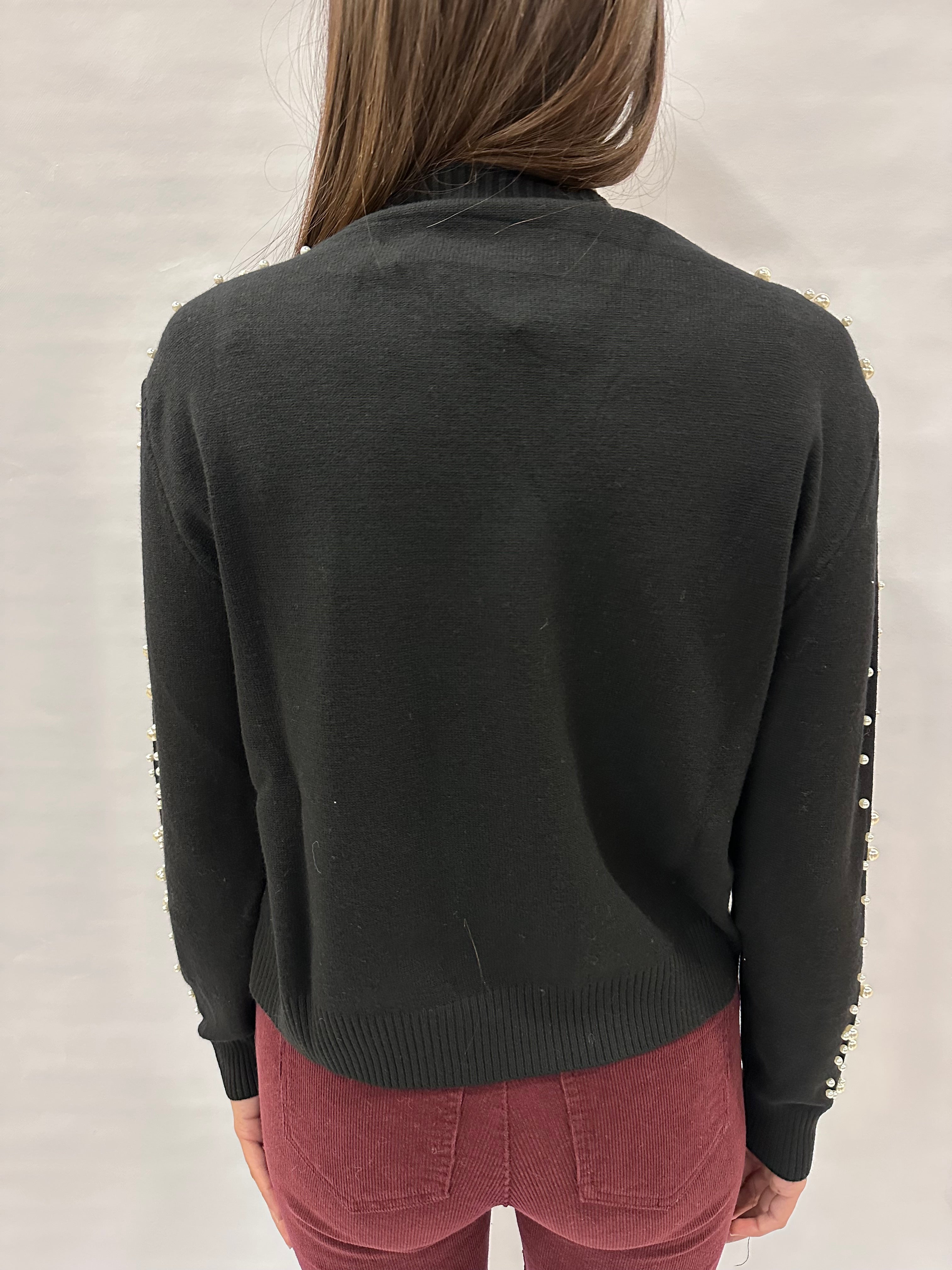 Maglione BLUEJOINT con perle sulle maniche, COD: M92006