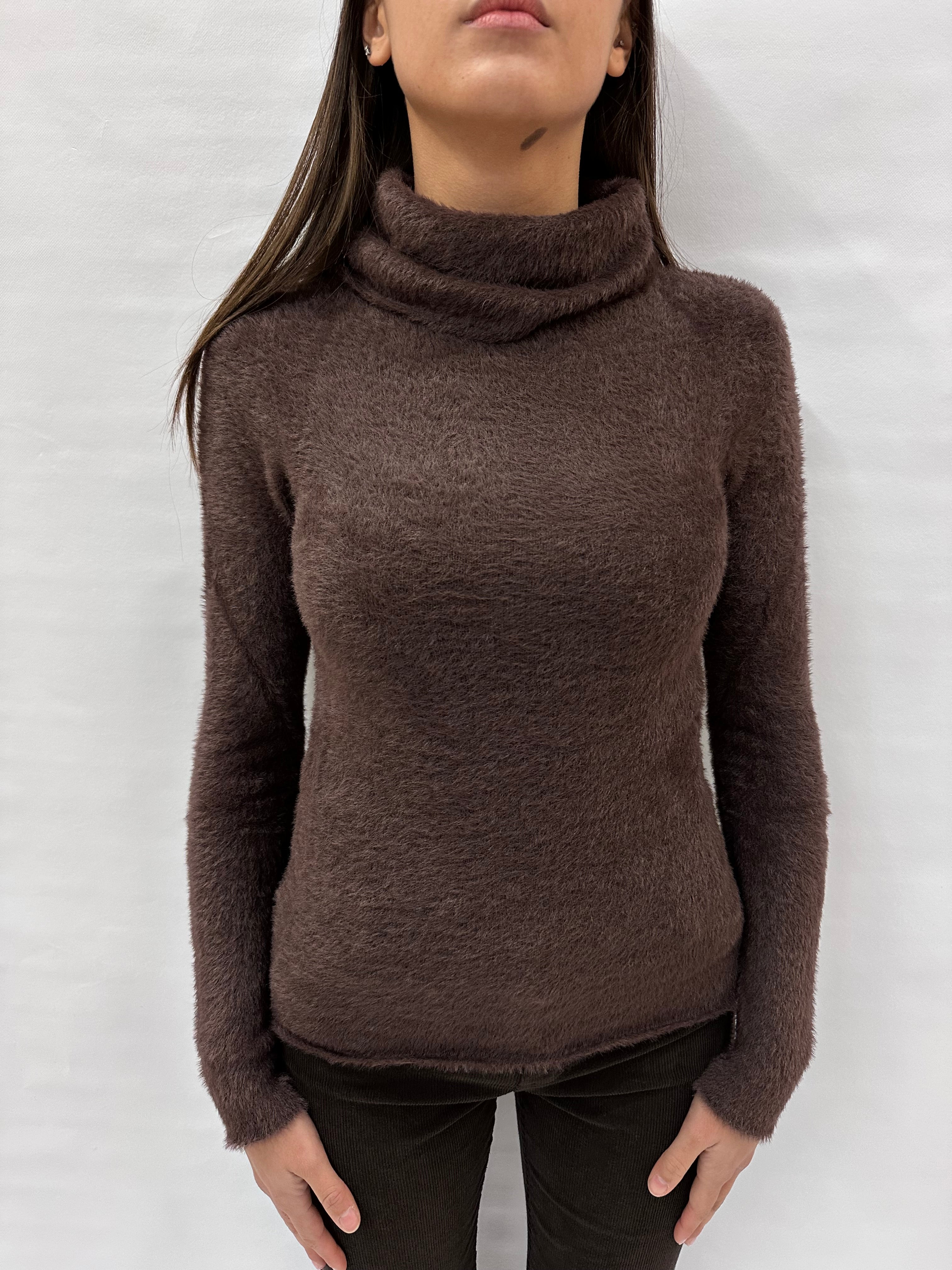 Dolcevita BLUEJOINT effetto "furry" (peluche) , COD: 78139