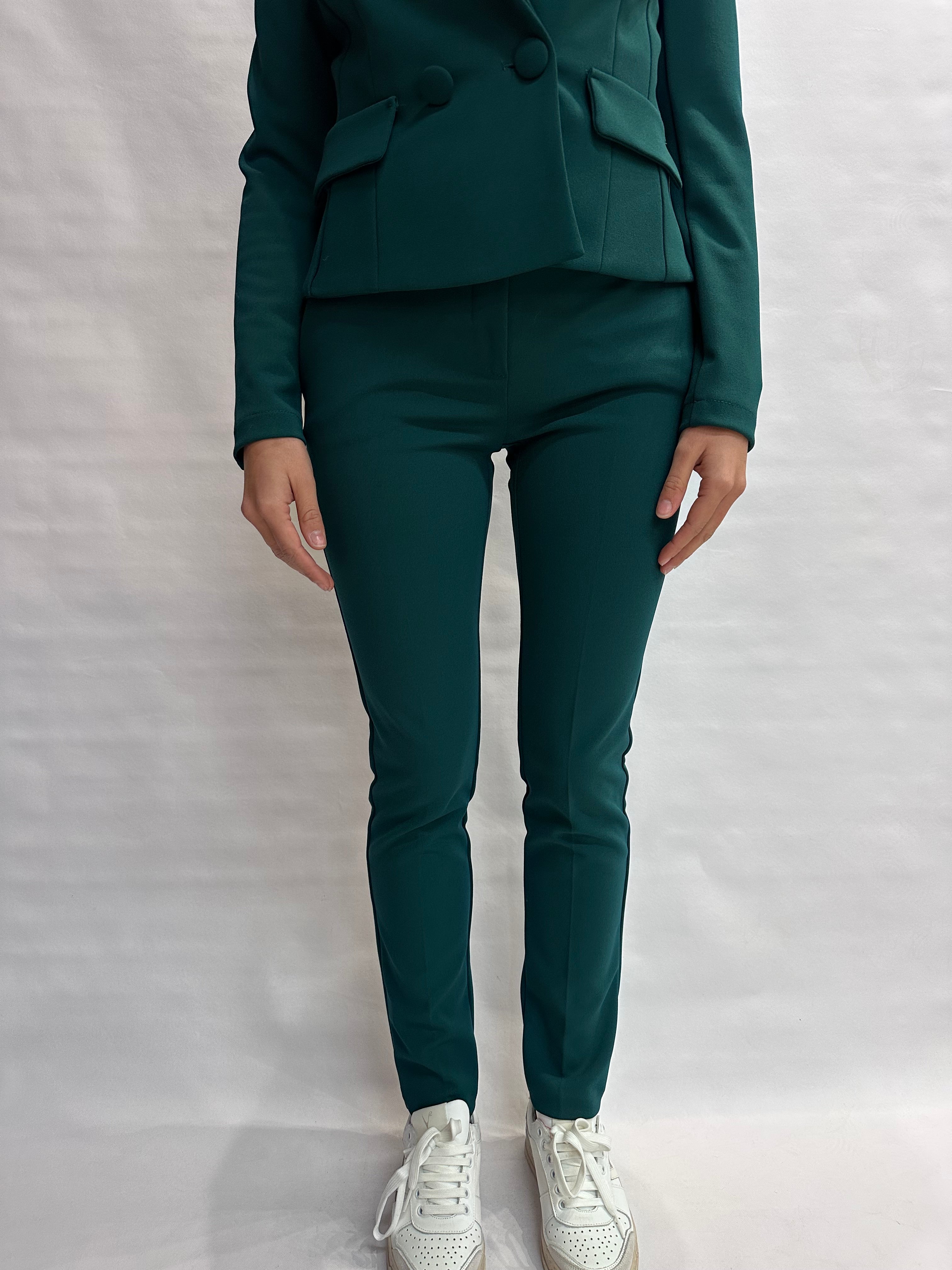 Pantalone RINASCIMENTO in crêpe slim fit disponibile anche con giacca in coordinato COD: CFC0124919003