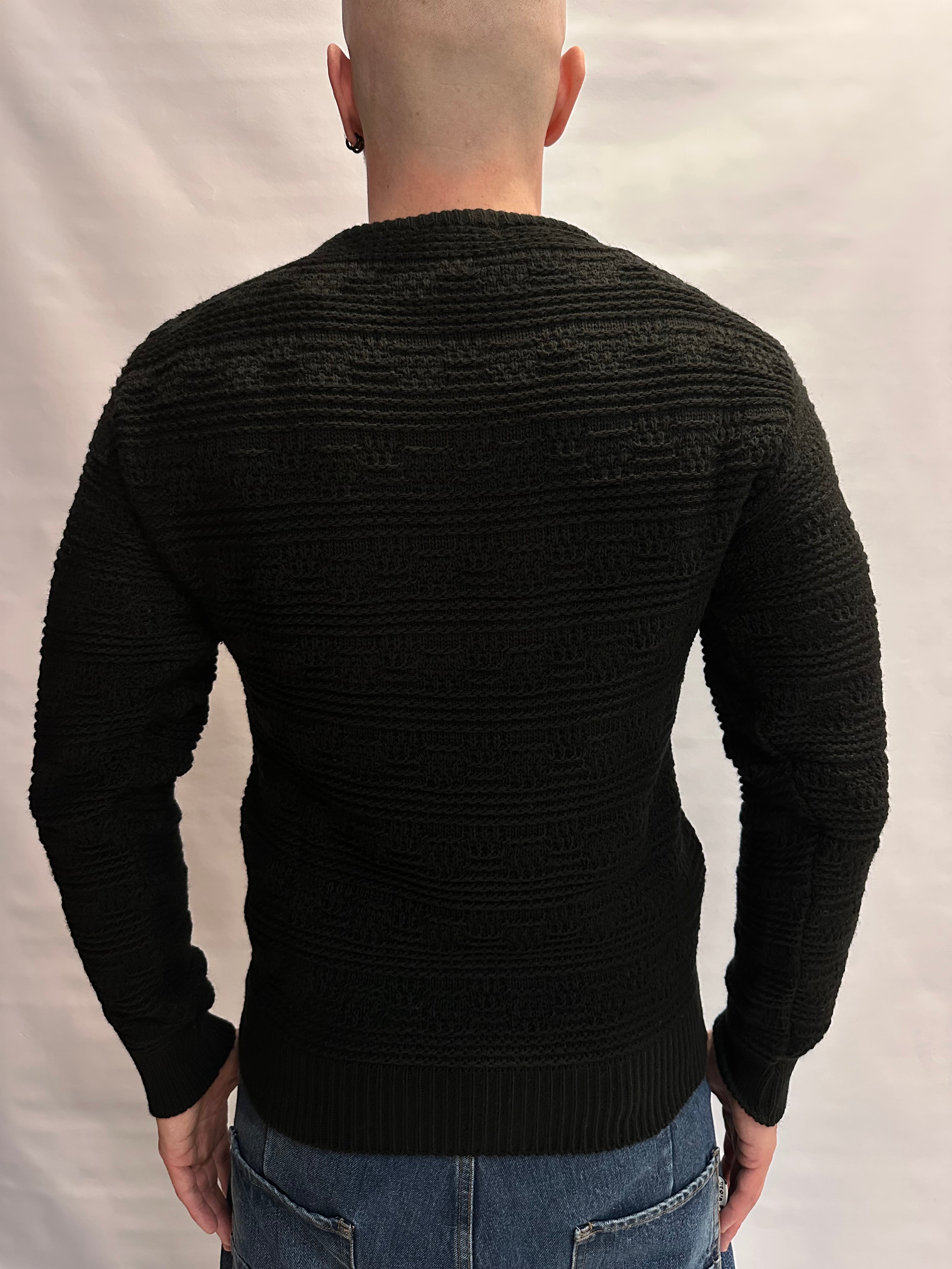 Maglione IMPERIAL girocollo, lavorato a ricami , Cod: M81416383