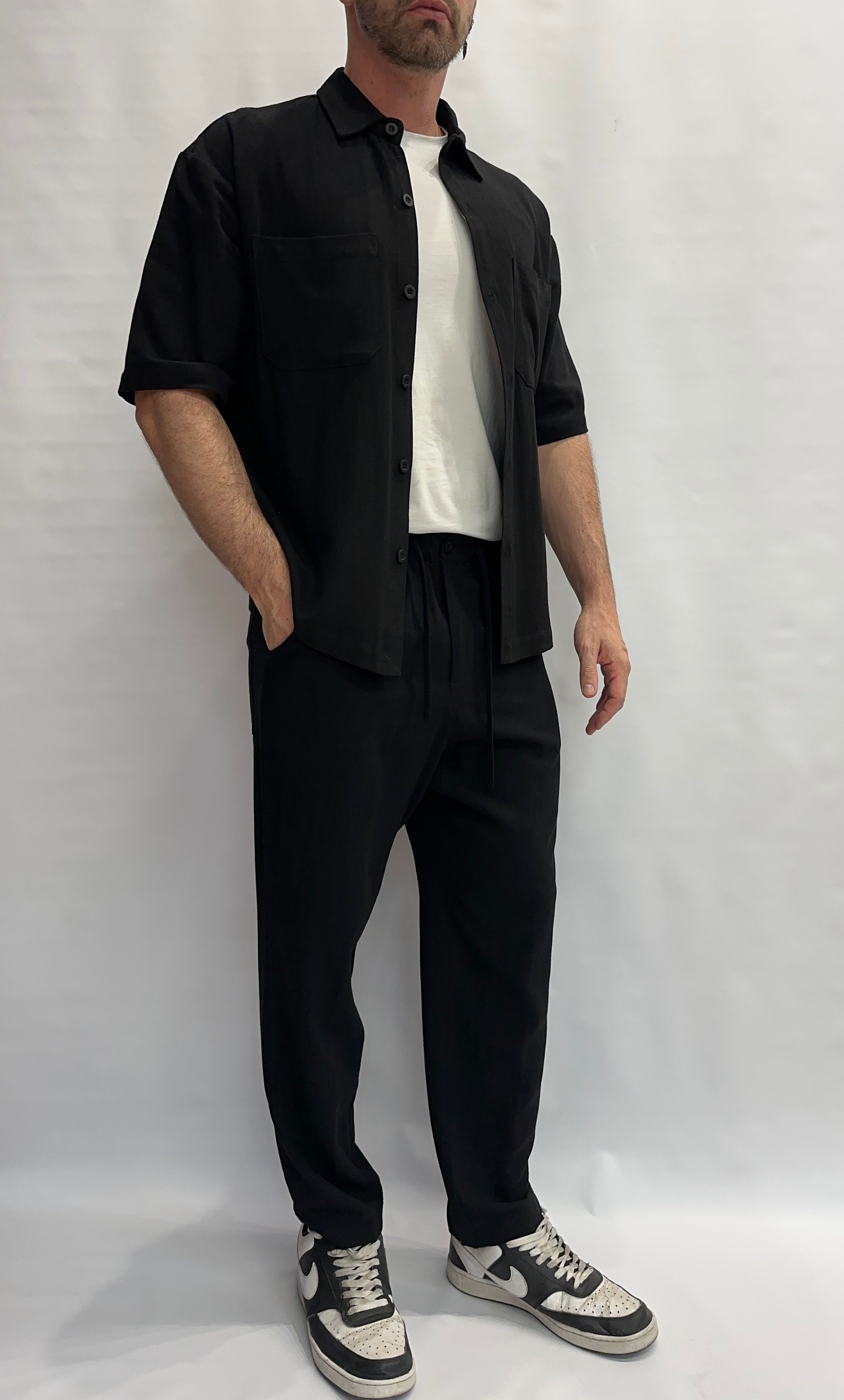 Camicia IMPERIAL a manica corta disponibile anche con bermuda e pantalone lungo in coordinato - Cod: C87793XY13