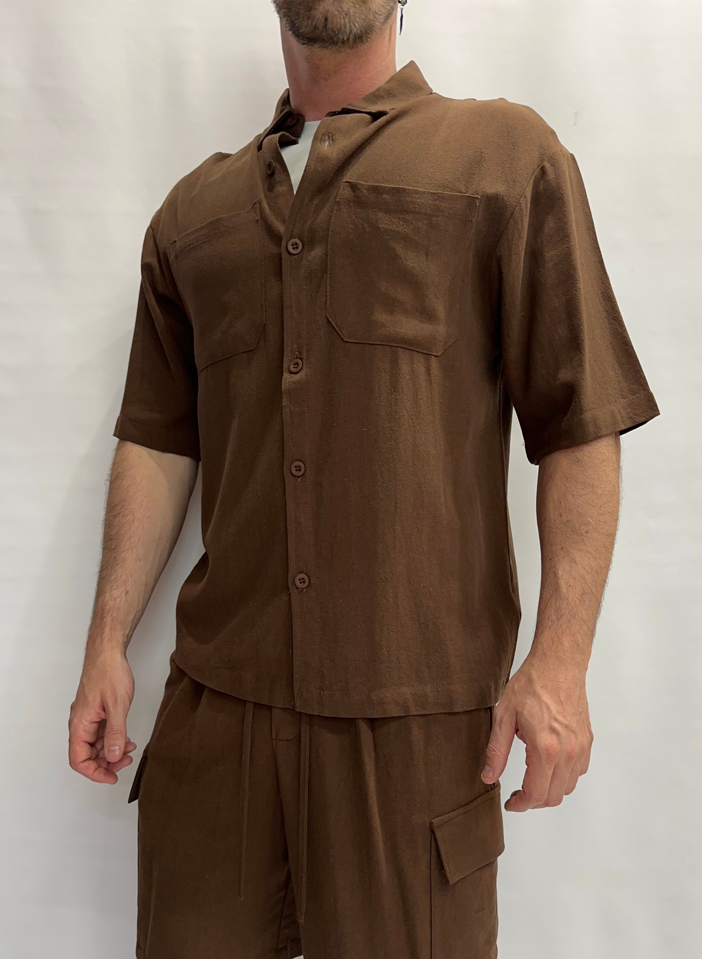 Camicia IMPERIAL a manica corta disponibile anche con bermuda e in coordinato - Cod: C87793XY13