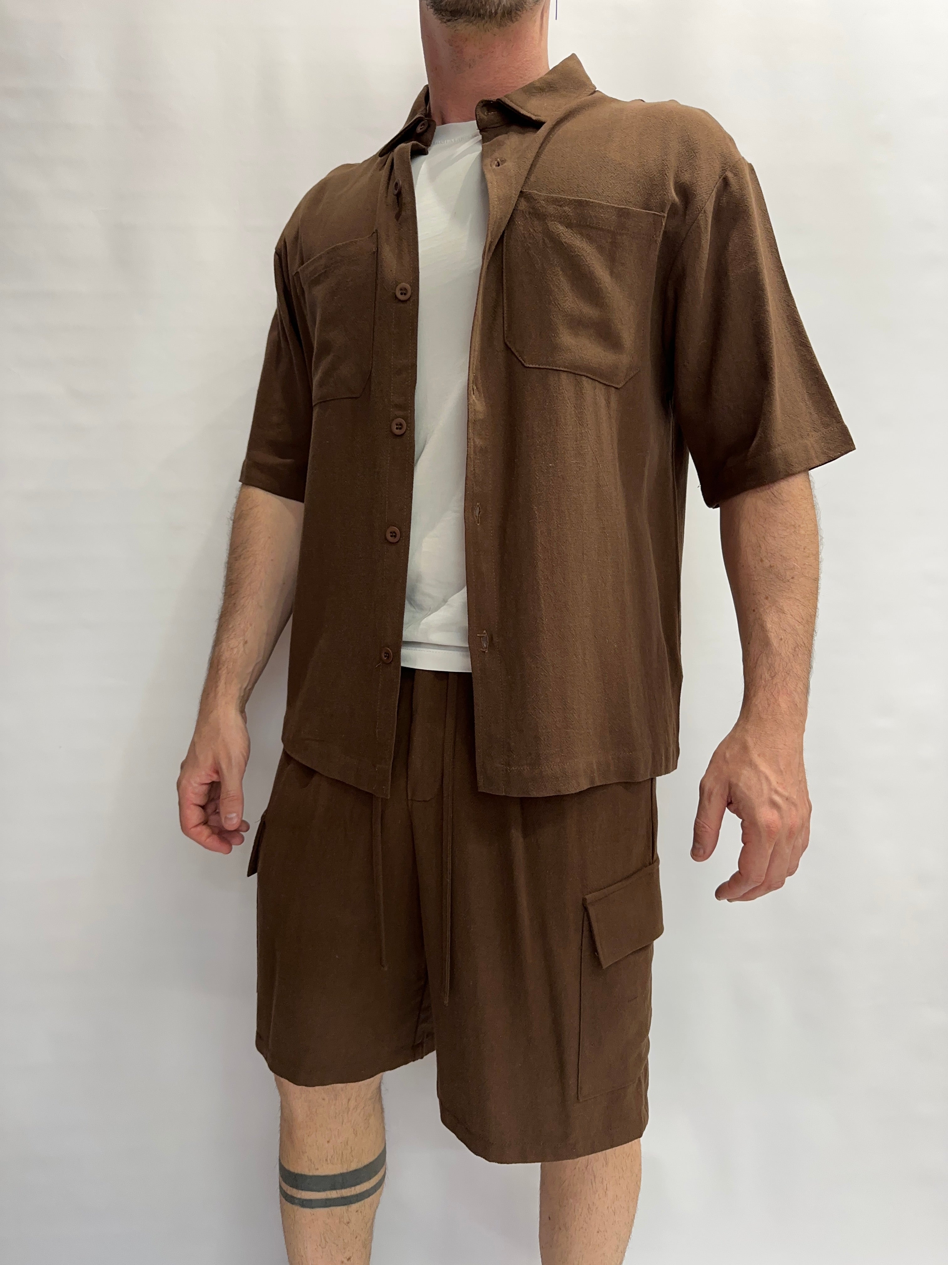 Camicia IMPERIAL a manica corta disponibile anche con bermuda e in coordinato - Cod: C87793XY13