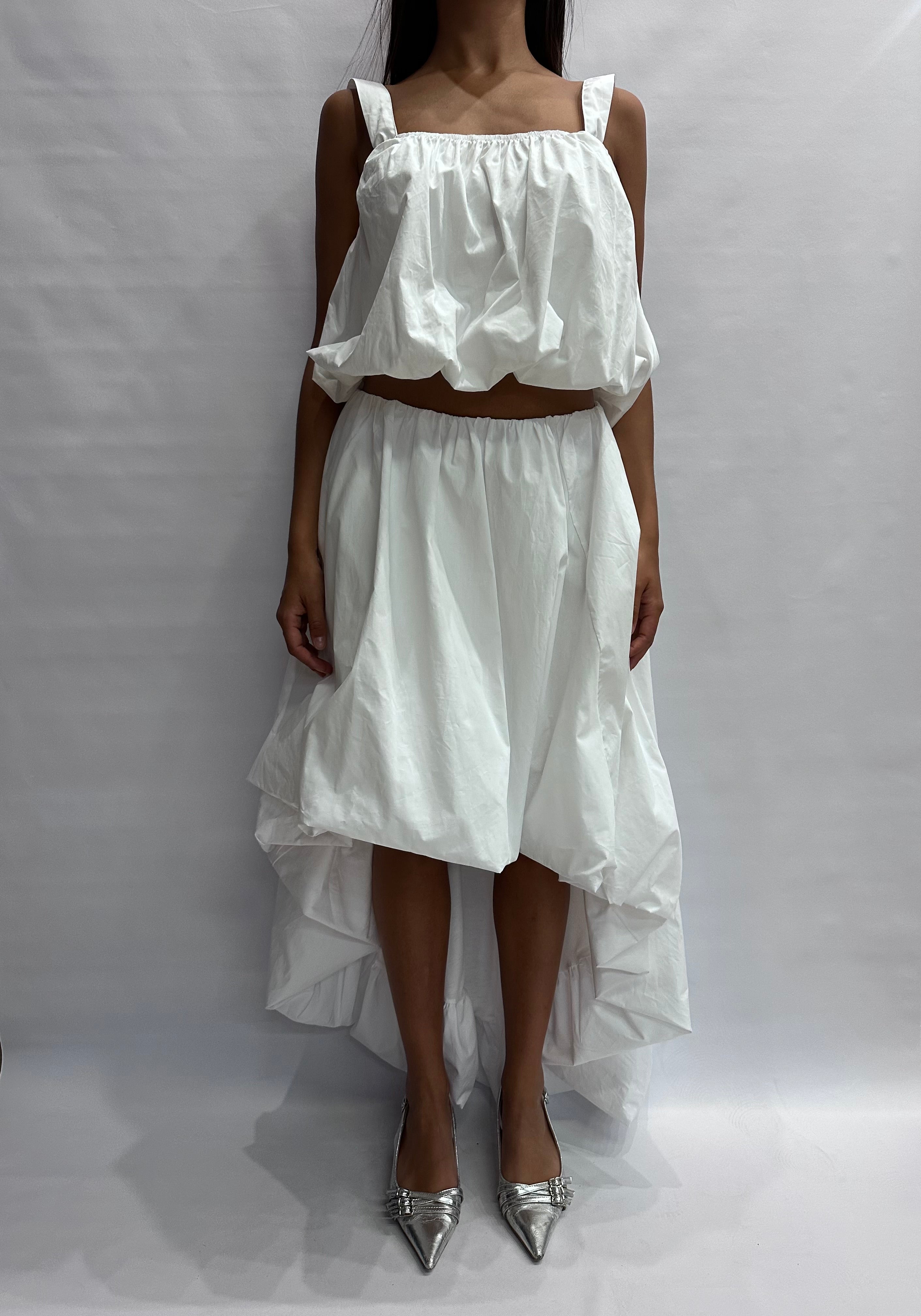 Gonna TENSIONE IN 100% Cotone disponibile anche con top in coordinato, COD: PE260228