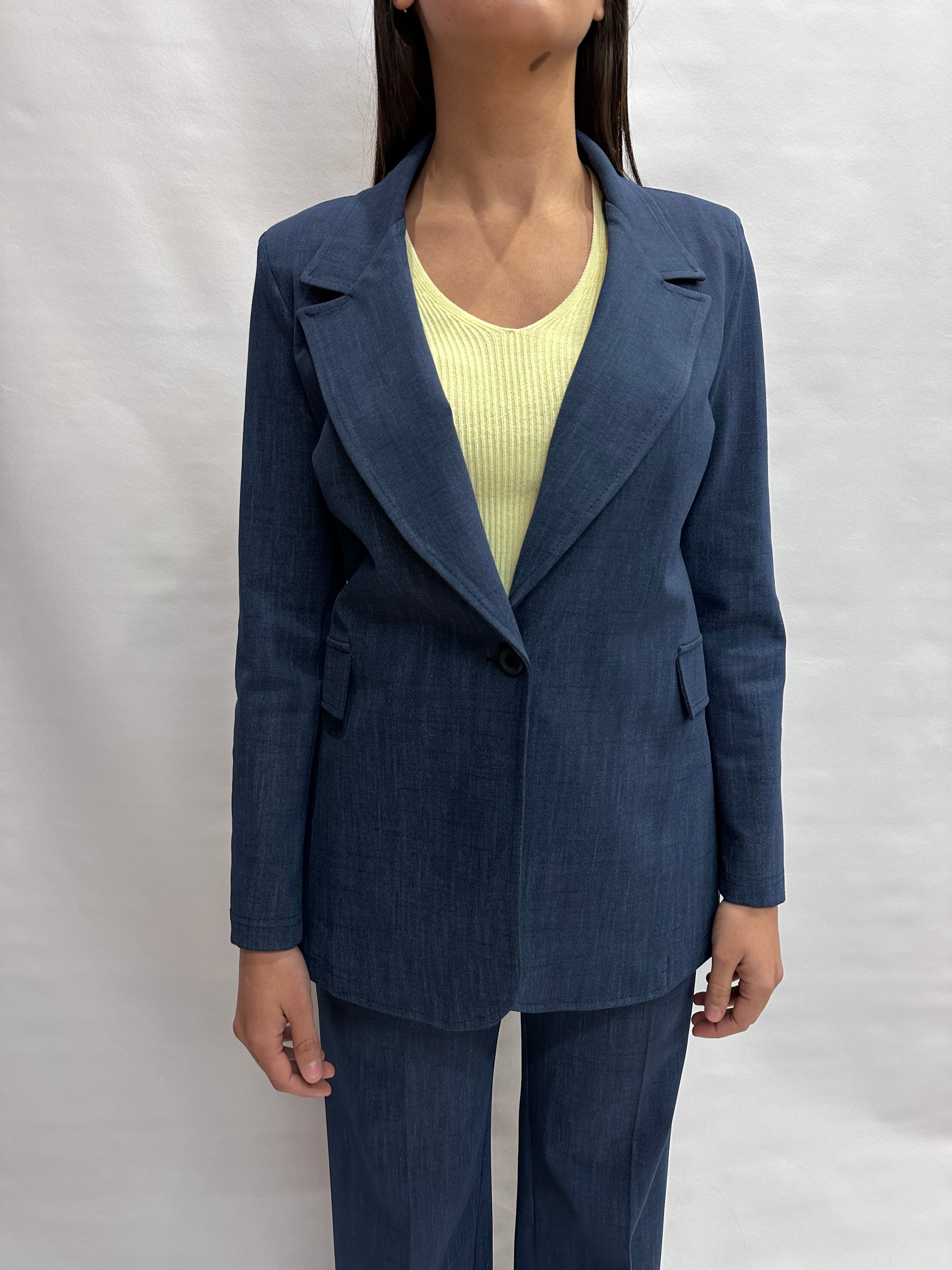 Giacca RINASCIMENTO monopetto in Punto Milano disponibile anche con pantalone in coordinato - COD: CFC0128044003