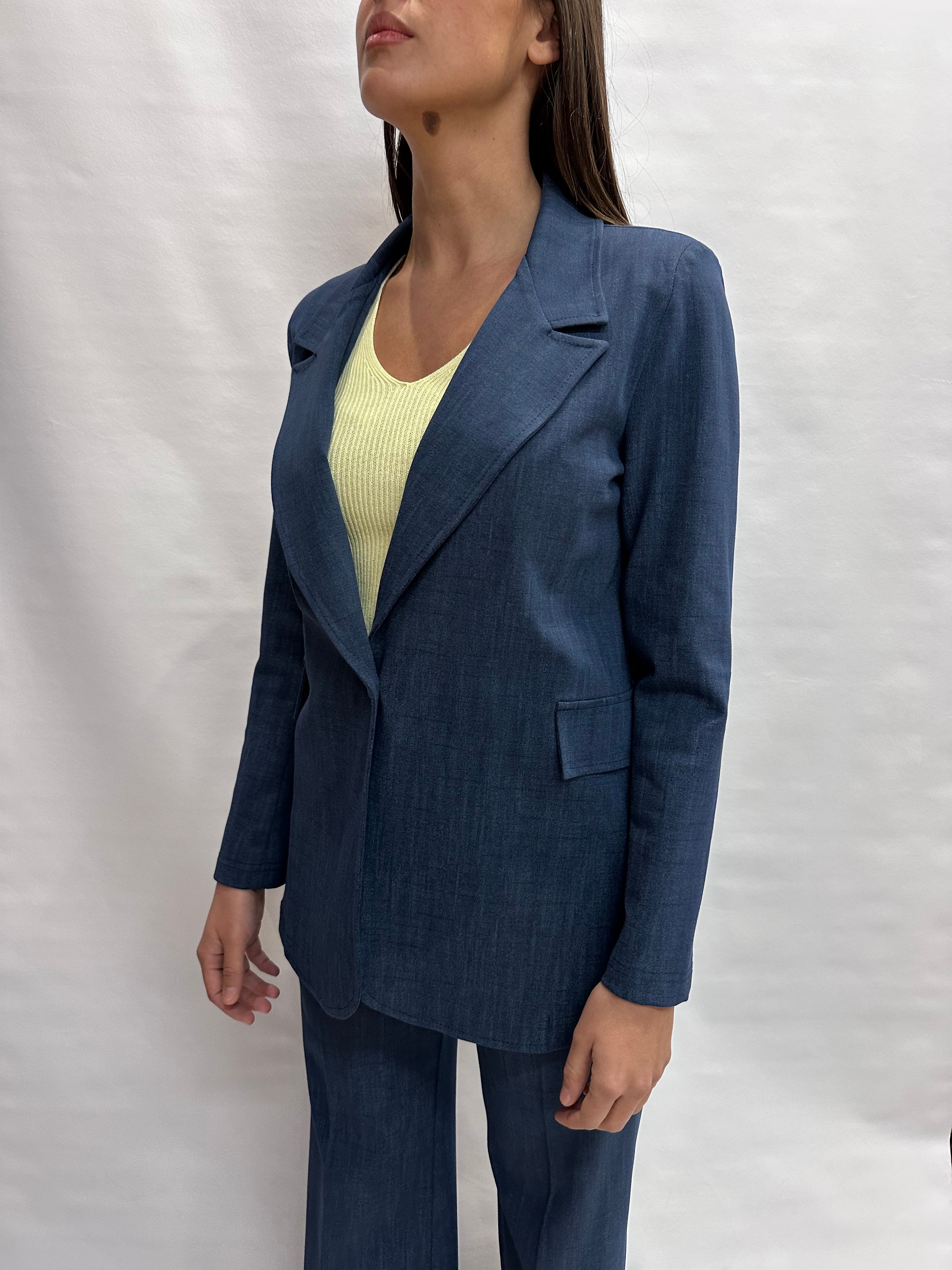 Giacca RINASCIMENTO monopetto in Punto Milano disponibile anche con pantalone in coordinato - COD: CFC0128044003