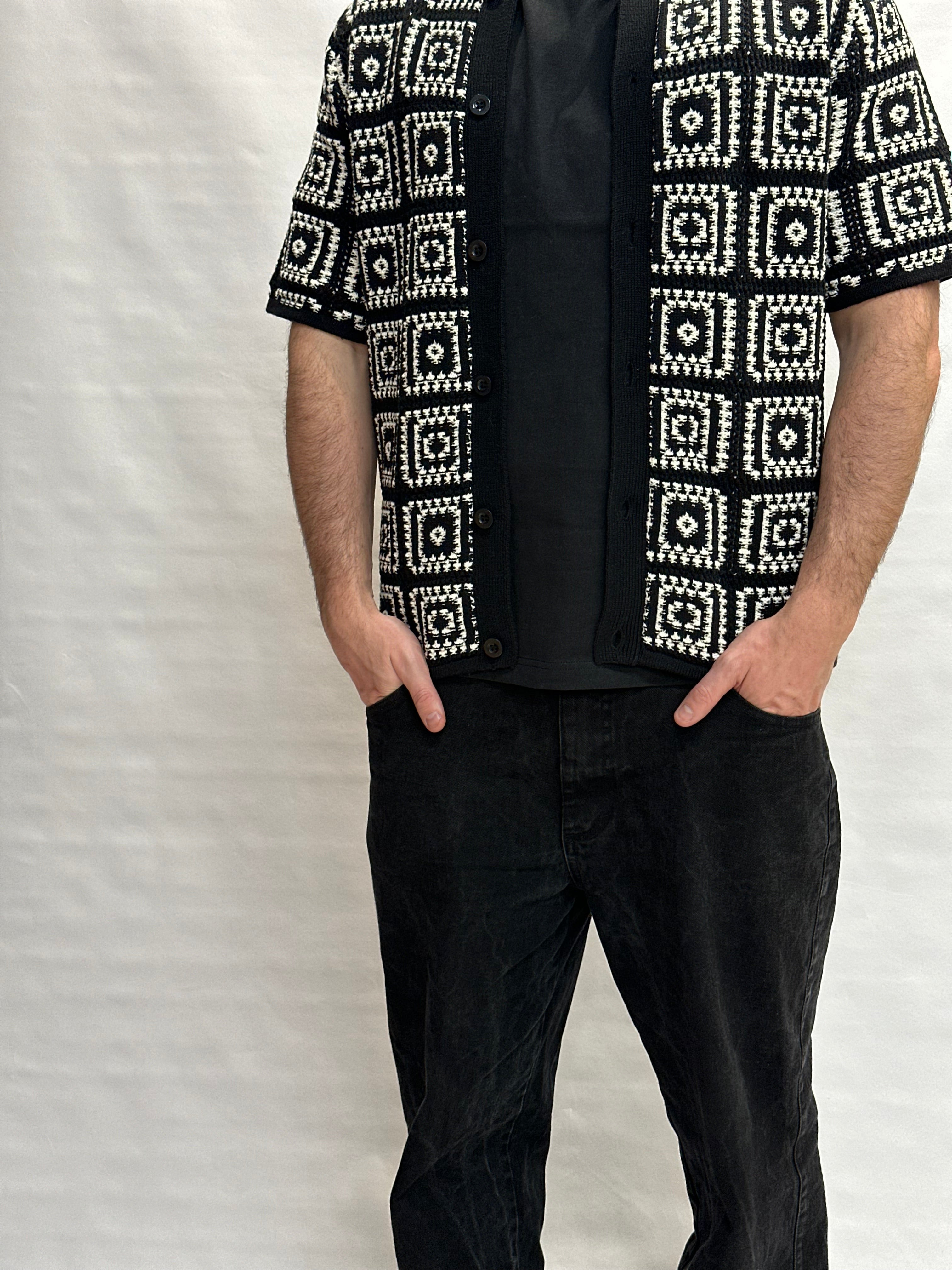 Camicia in maglia ONLY&SONS 100% Cotone con trama a quadri - Cod: ONSBART