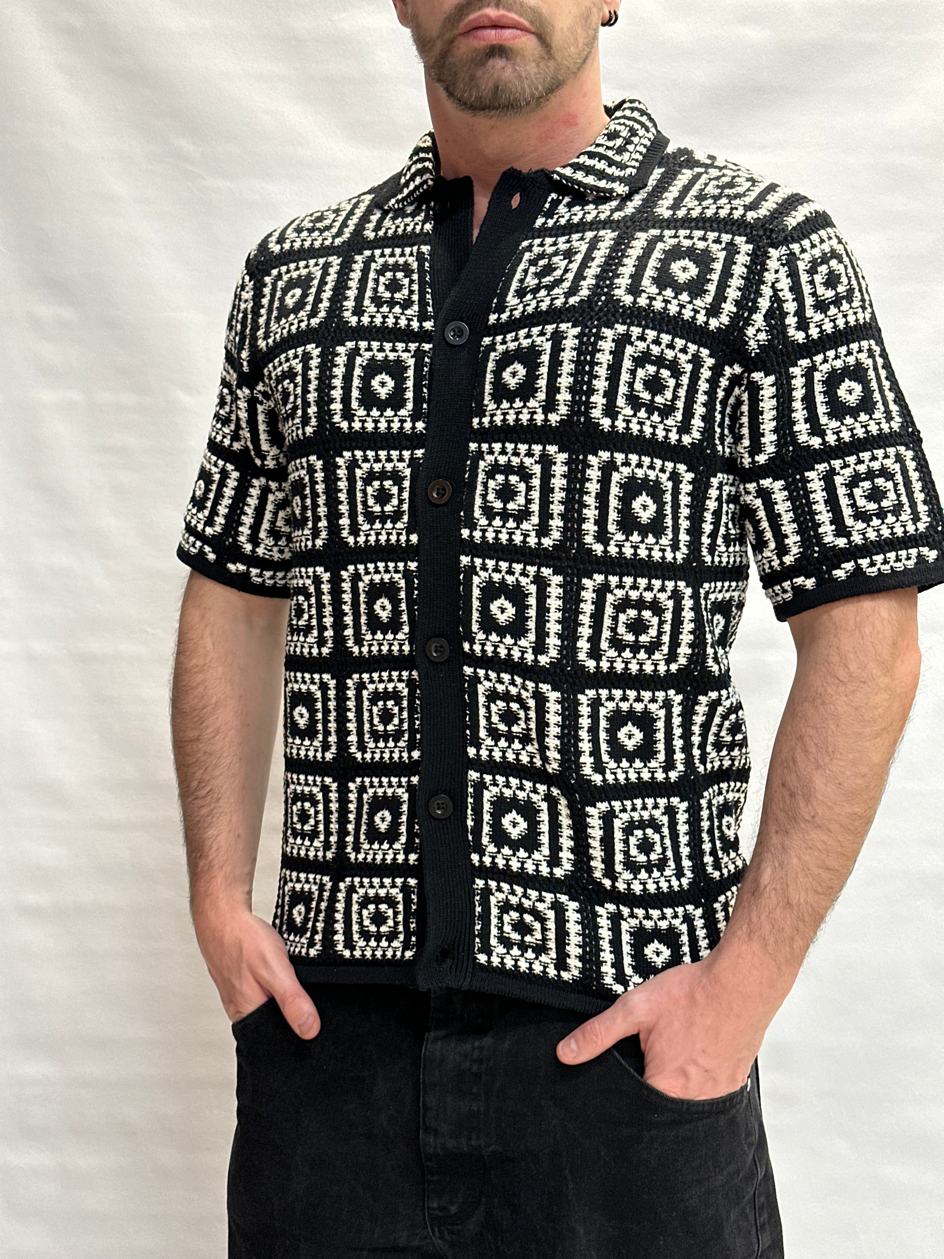 Camicia in maglia ONLY&SONS 100% Cotone con trama a quadri - Cod: ONSBART