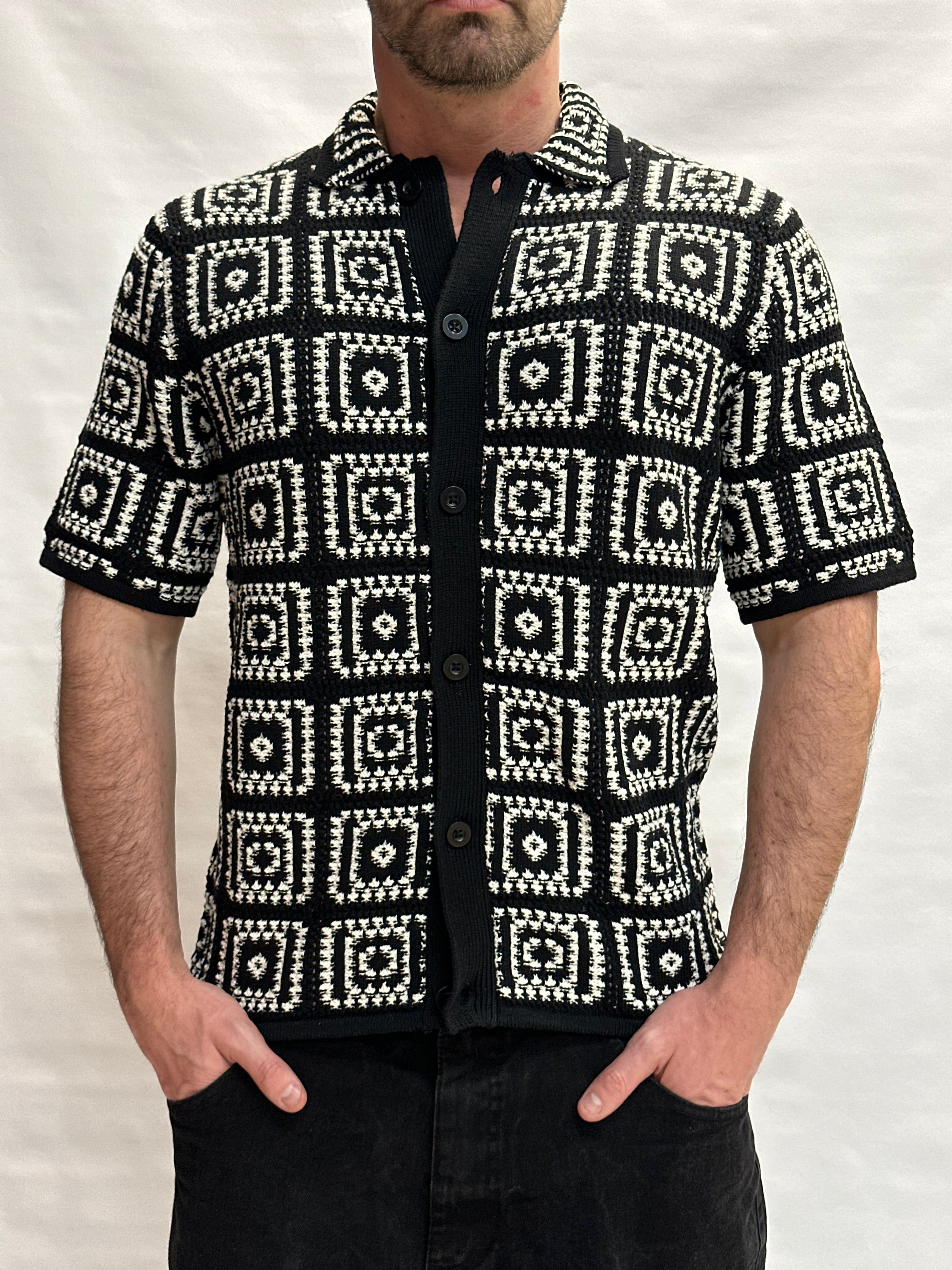 Camicia in maglia ONLY&SONS 100% Cotone con trama a quadri - Cod: ONSBART